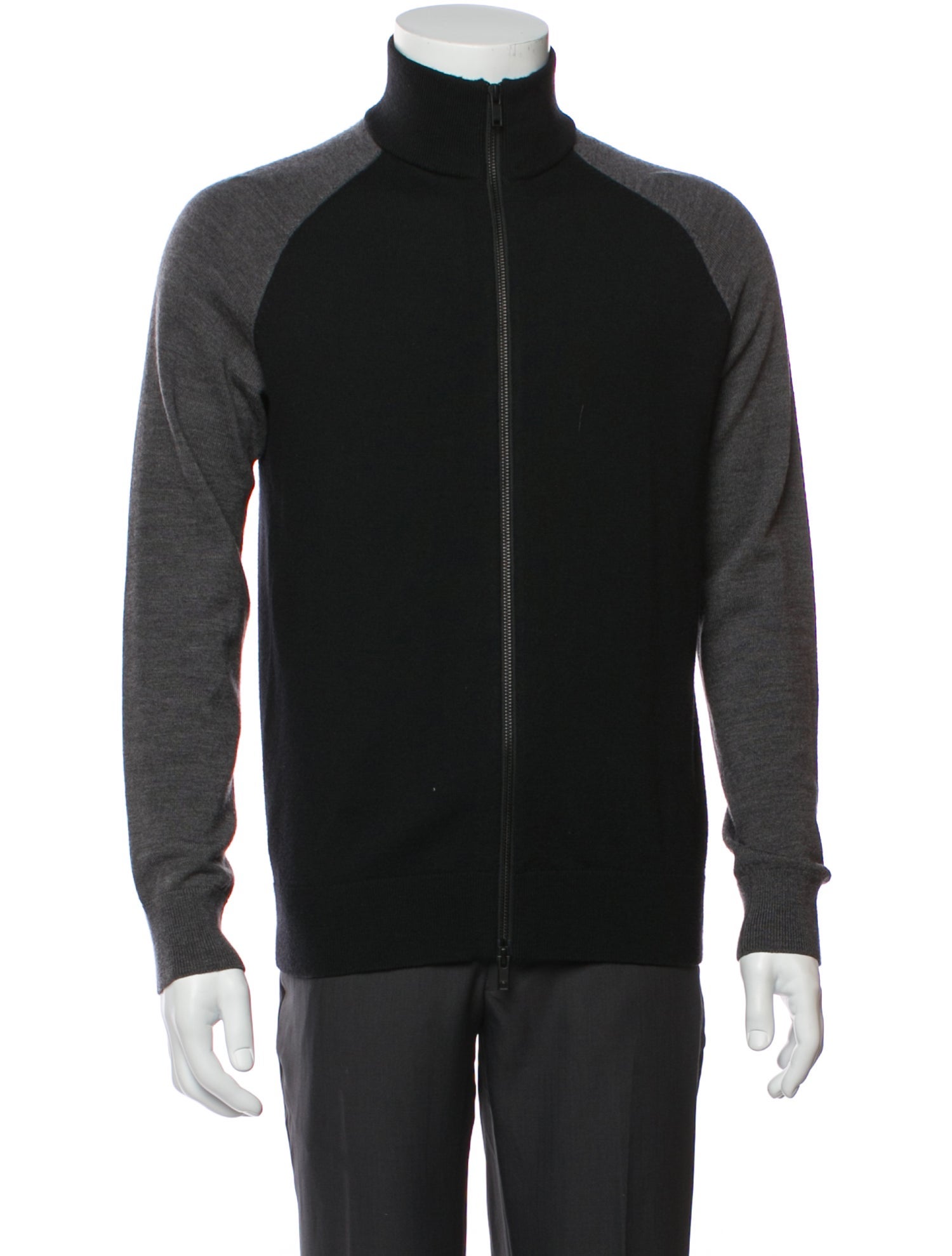 Theory Merino Wool Turtleneck Cardigan