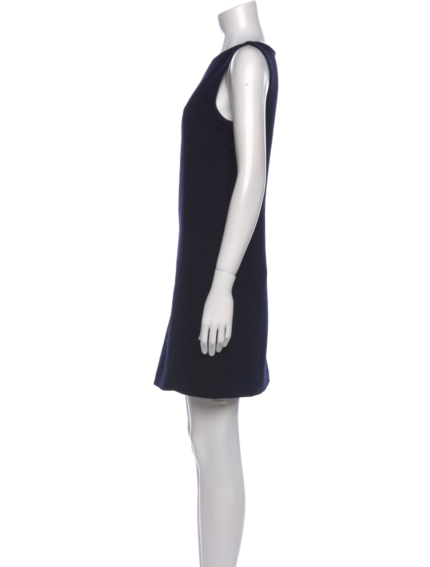 Theory Bateau Neckline Mini Dress