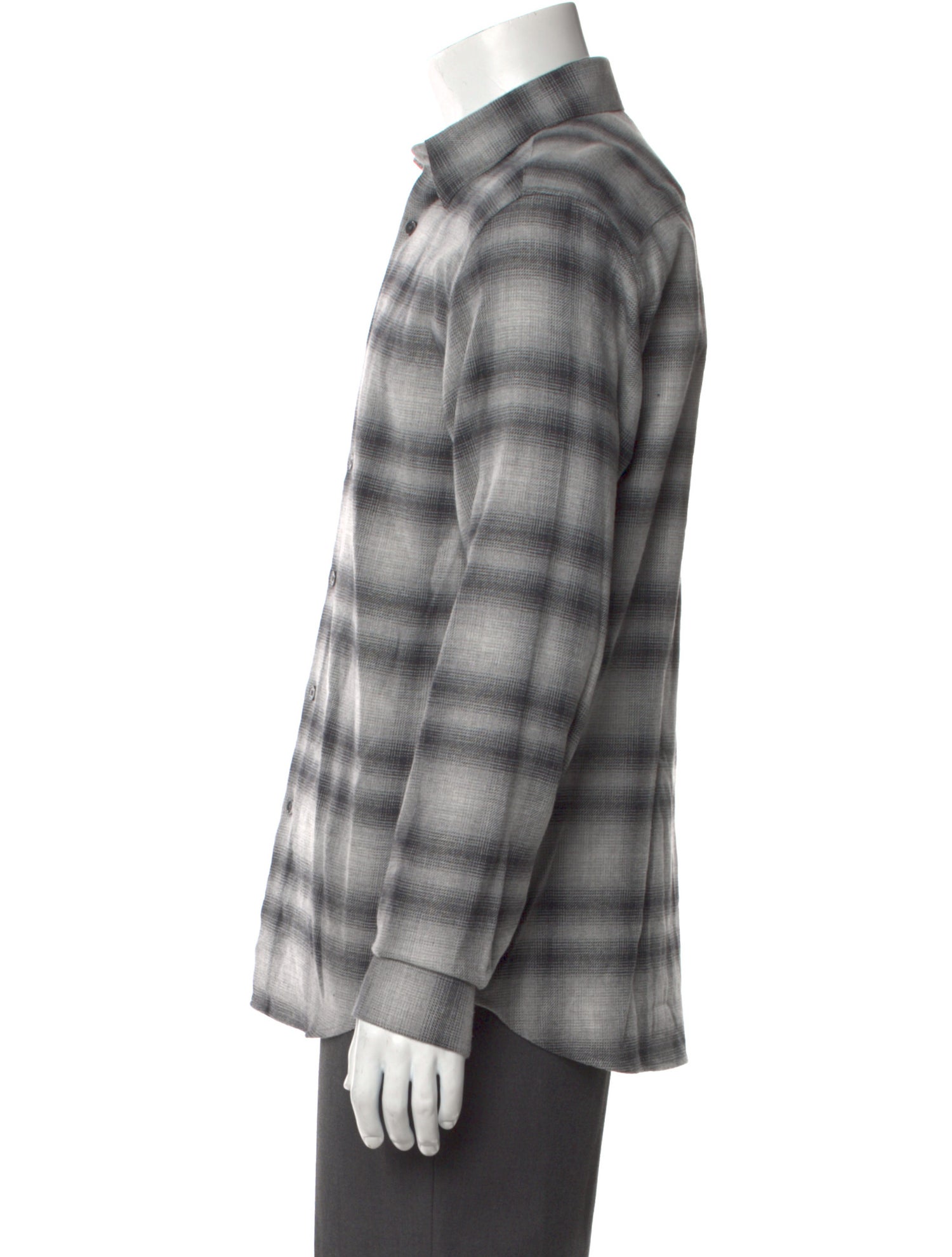 Theory Plaid Print Long Sleeve Shirt w/ Tags