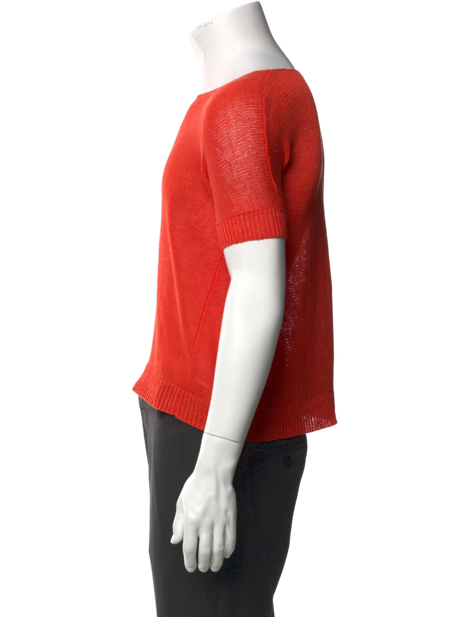 Theory Linen Scoop Neck Pullover
