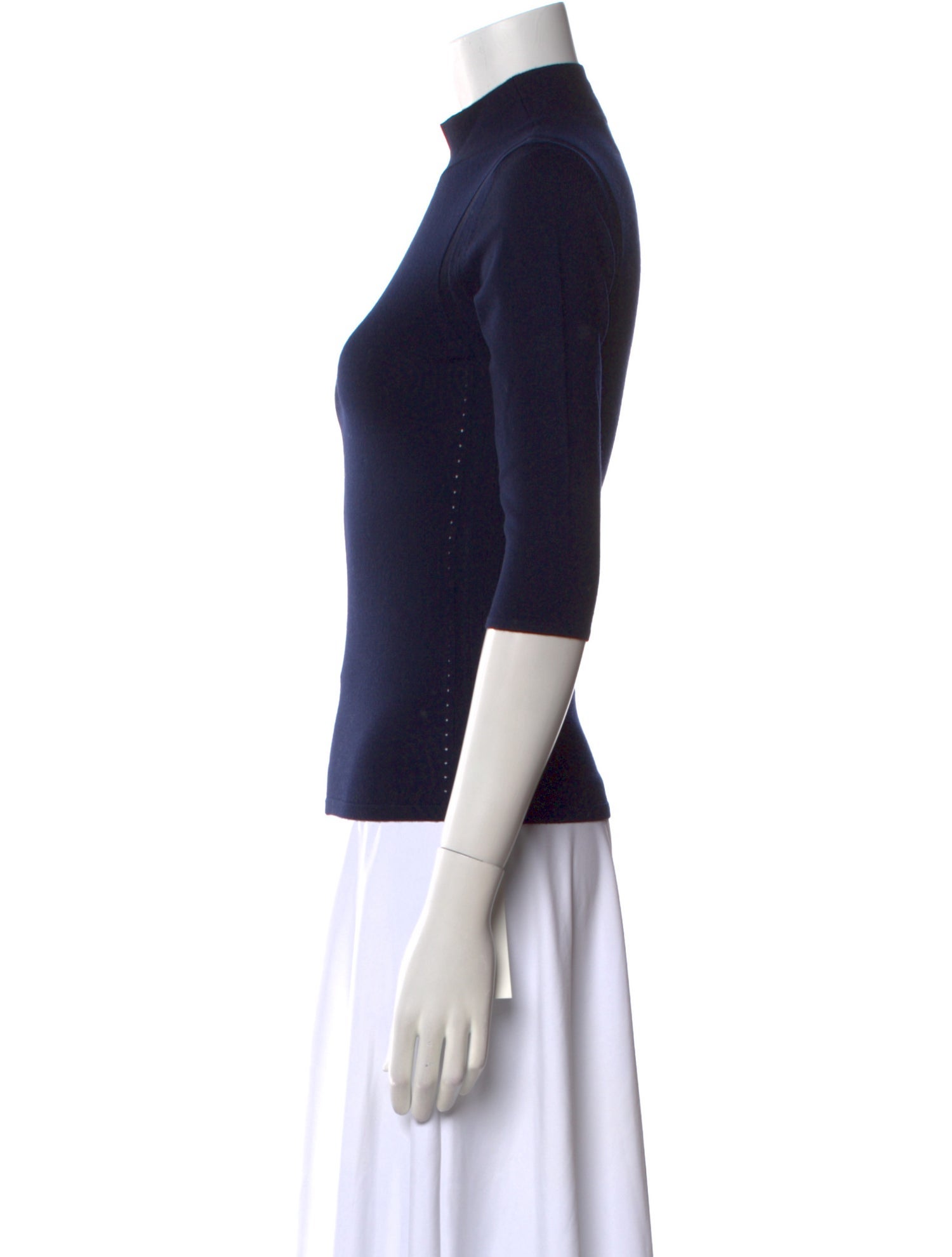 Theory Merino Wool Mock Neck Sweater