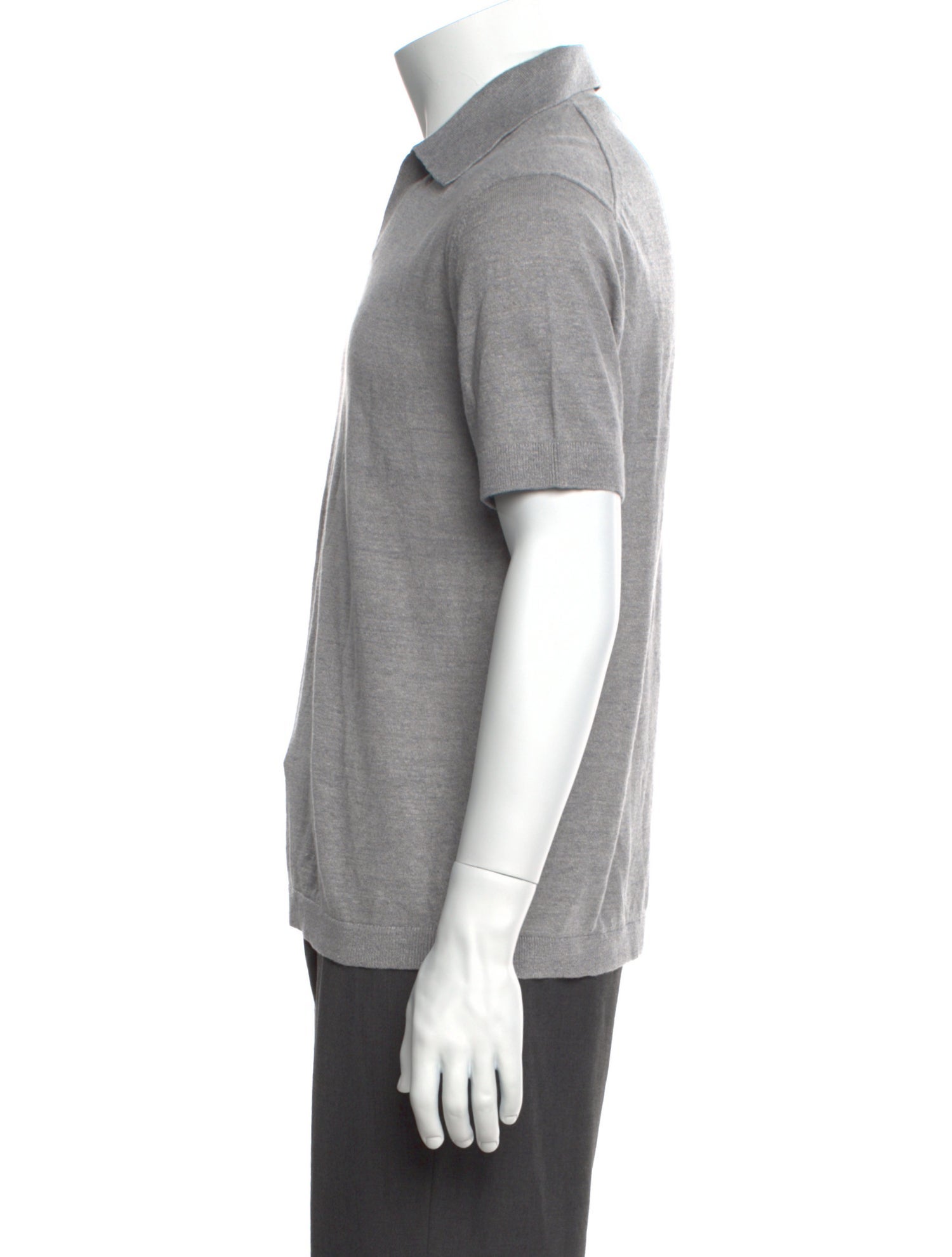 Theory Linen Collar Polo Shirt