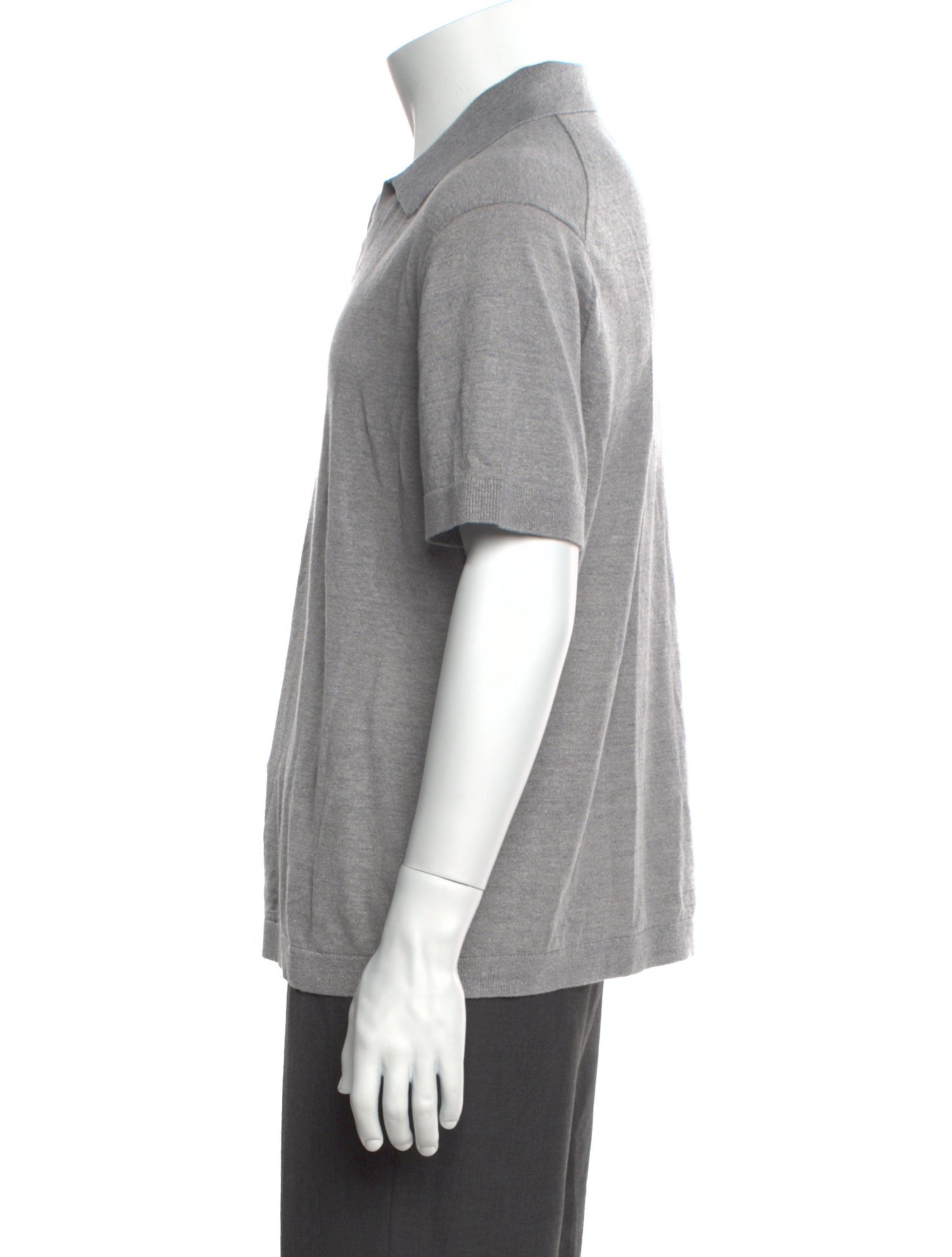 Theory Linen Collar Polo Shirt