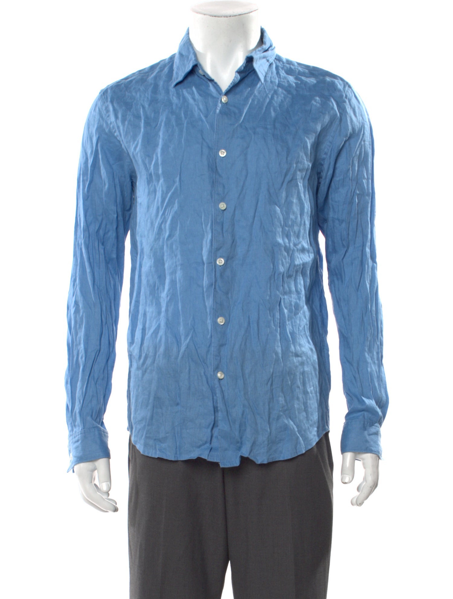 Theory Linen Long Sleeve Dress Shirt w/ Tags