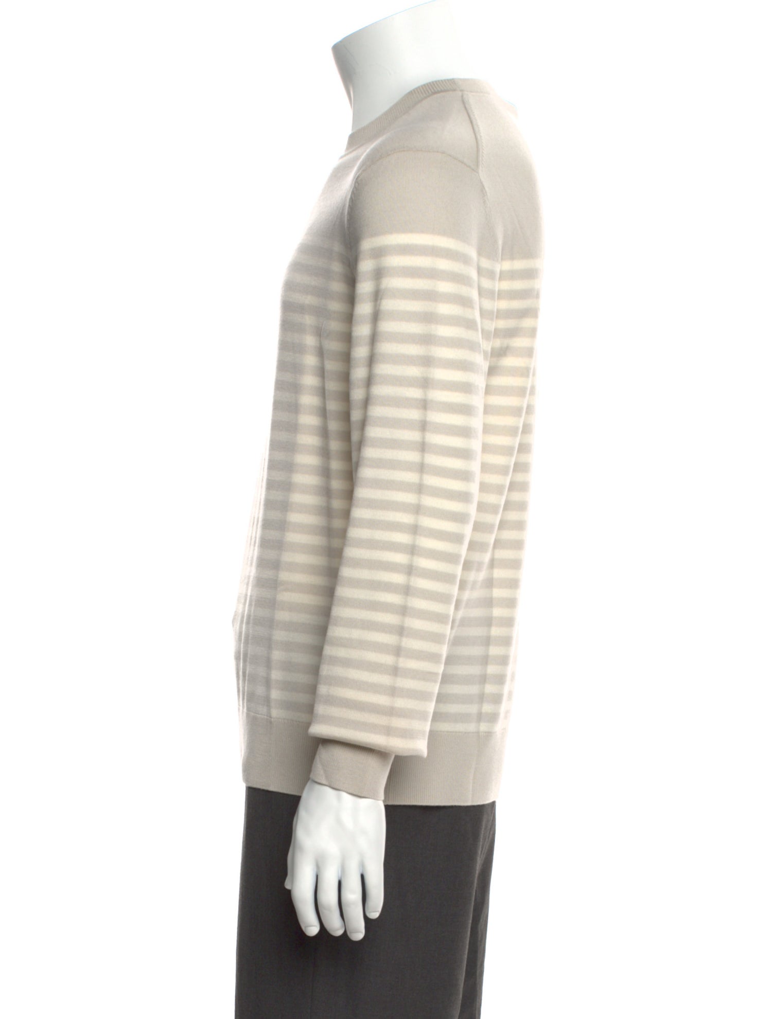 Theory Merino Wool Striped Pullover
