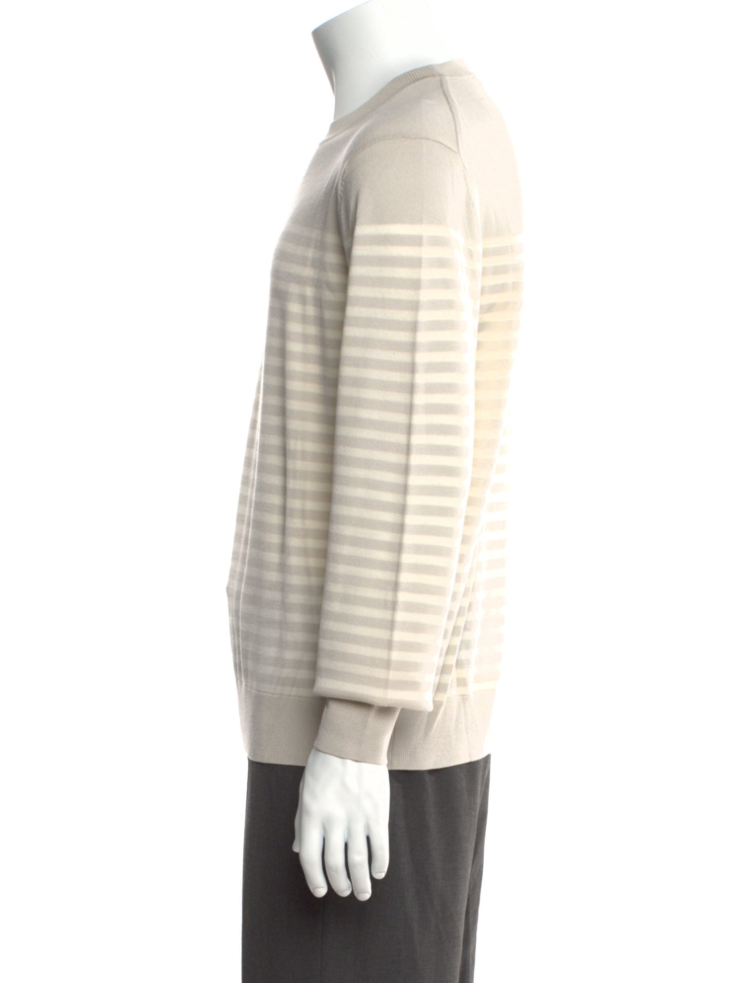 Theory Merino Wool Striped Pullover