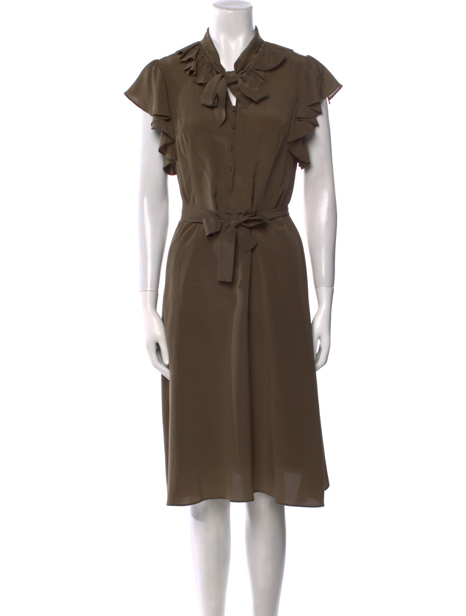 Theory Silk Knee-Length Dress