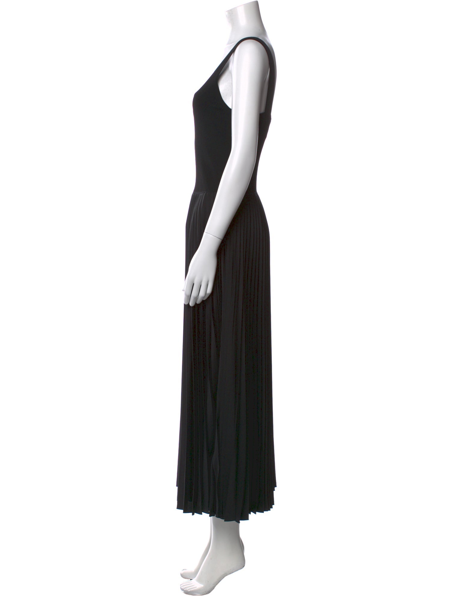 Theory Striped Midi Length Dress