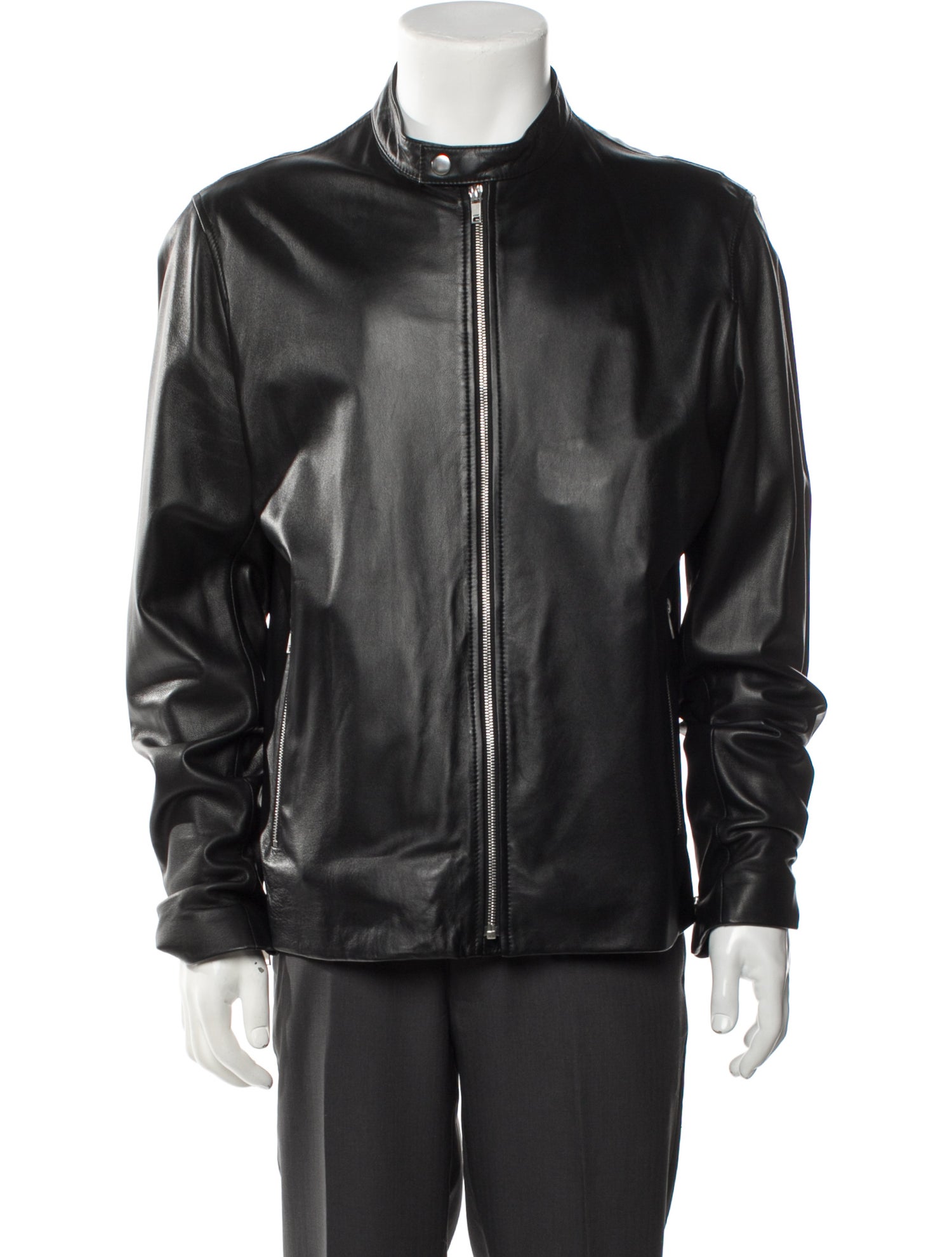 Theory Lamb Leather Moto Jacket
