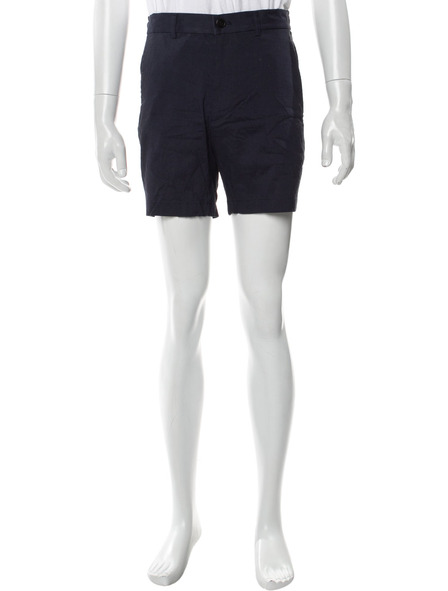 Theory Linen Flat Front Shorts