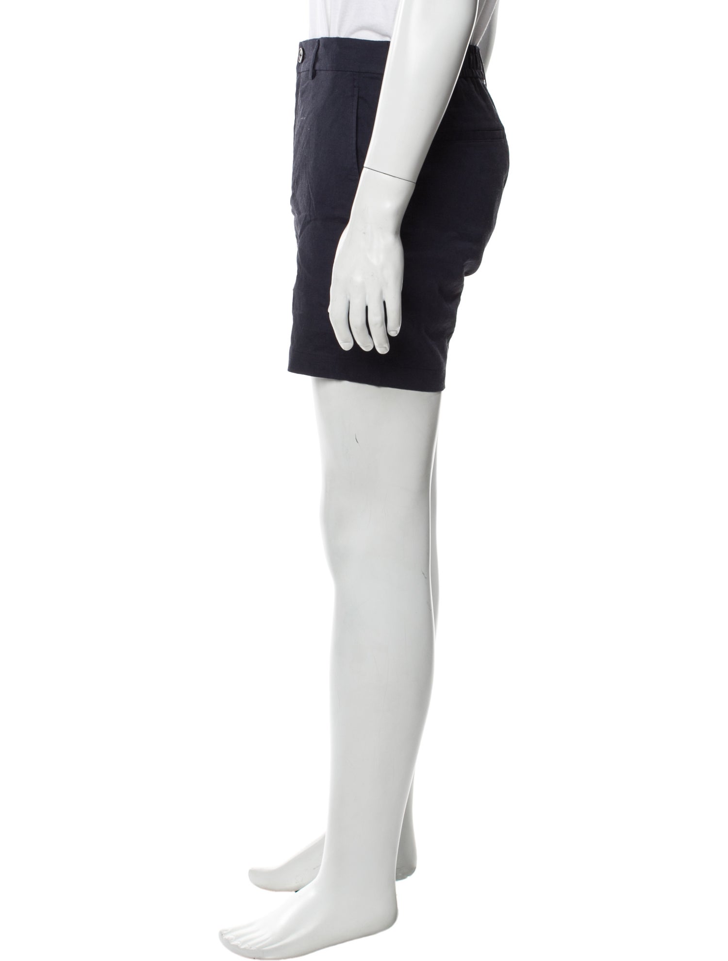 Theory Linen Flat Front Shorts