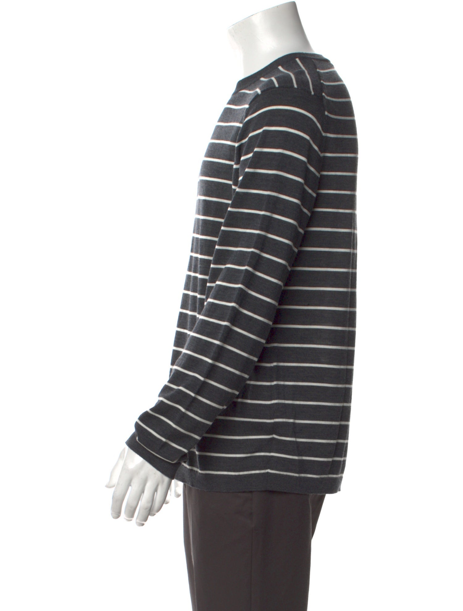 Theory Merino Wool Striped Pullover w/ Tags