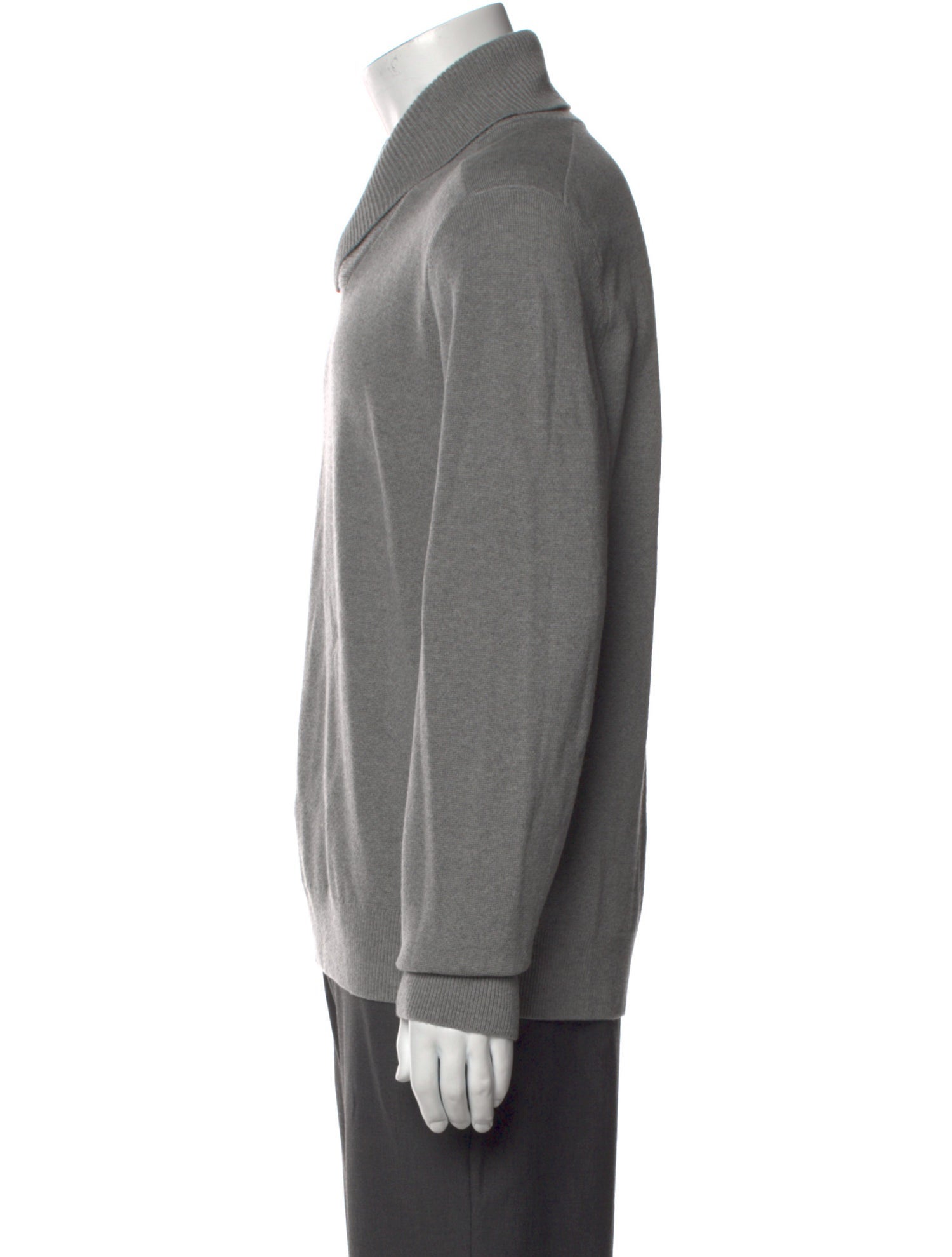 Theory Merino Wool V-Neck Polo Sweater