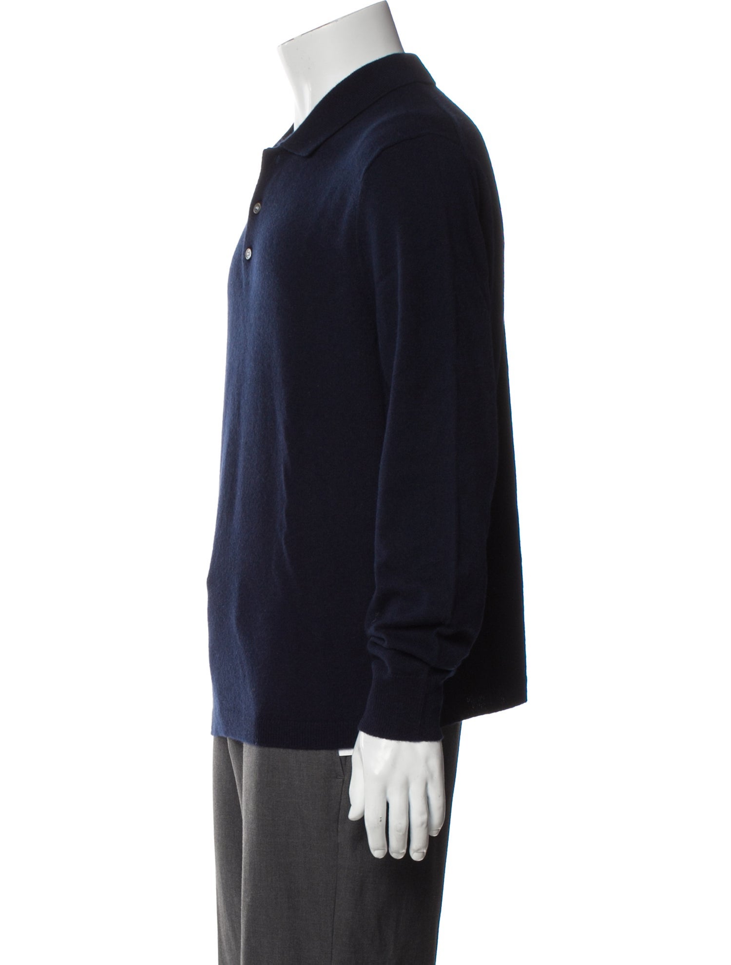 Theory Cashmere Collar Polo Sweater w/ Tags