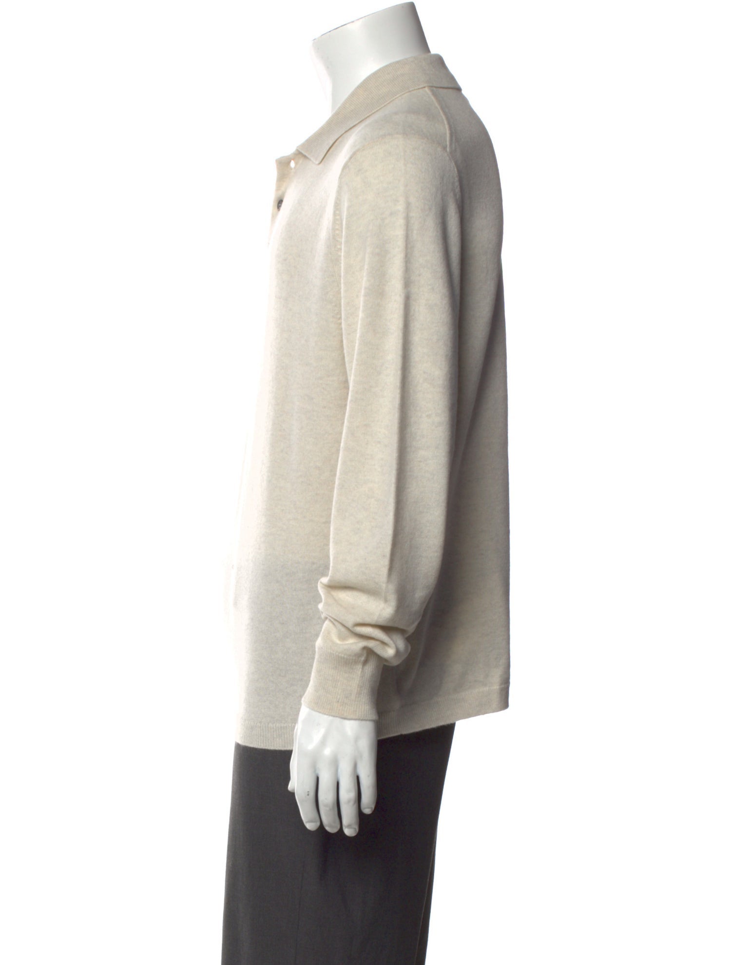 Theory Cashmere Mock Neck Polo Sweater w/ Tags