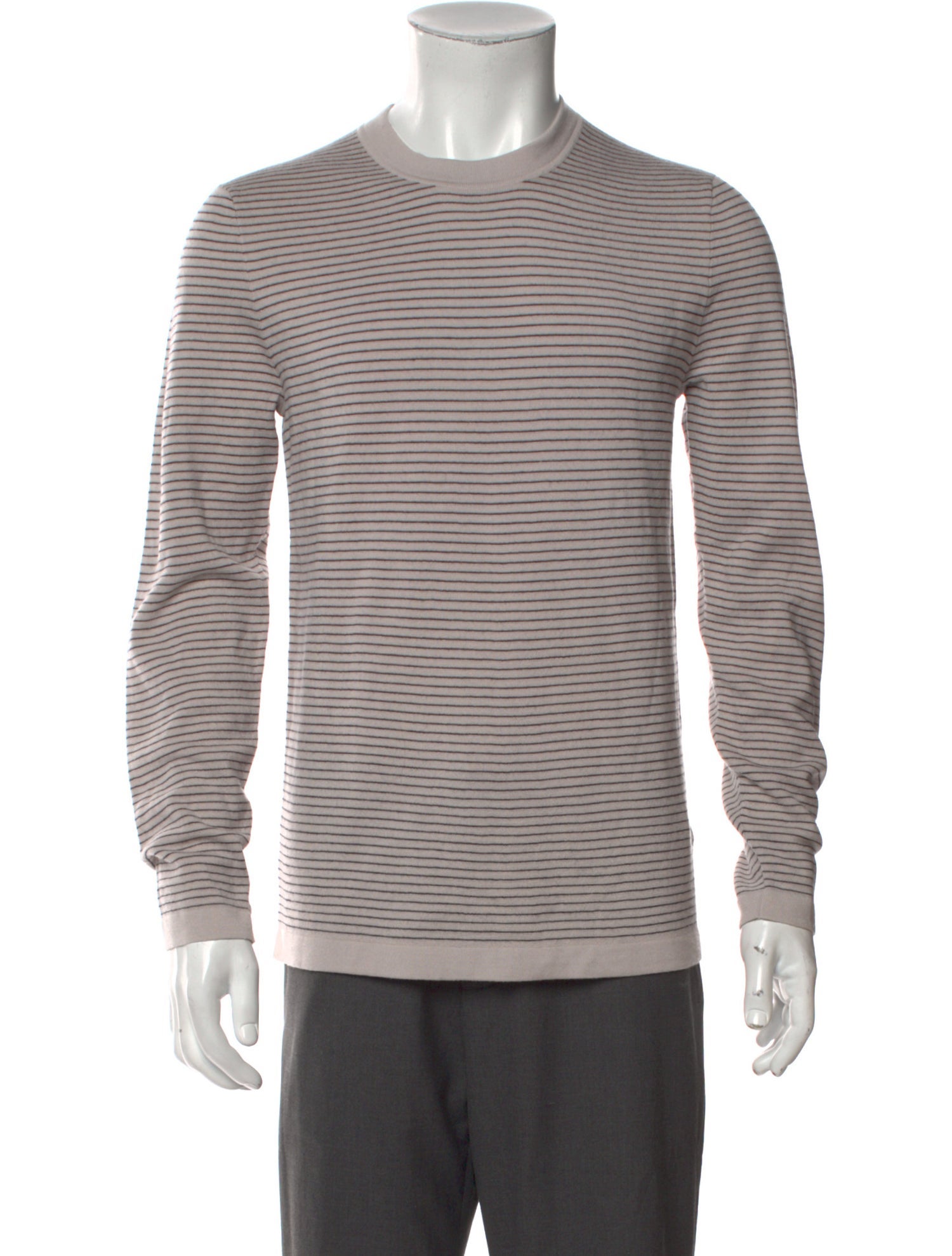 Theory Merino Wool Striped Pullover