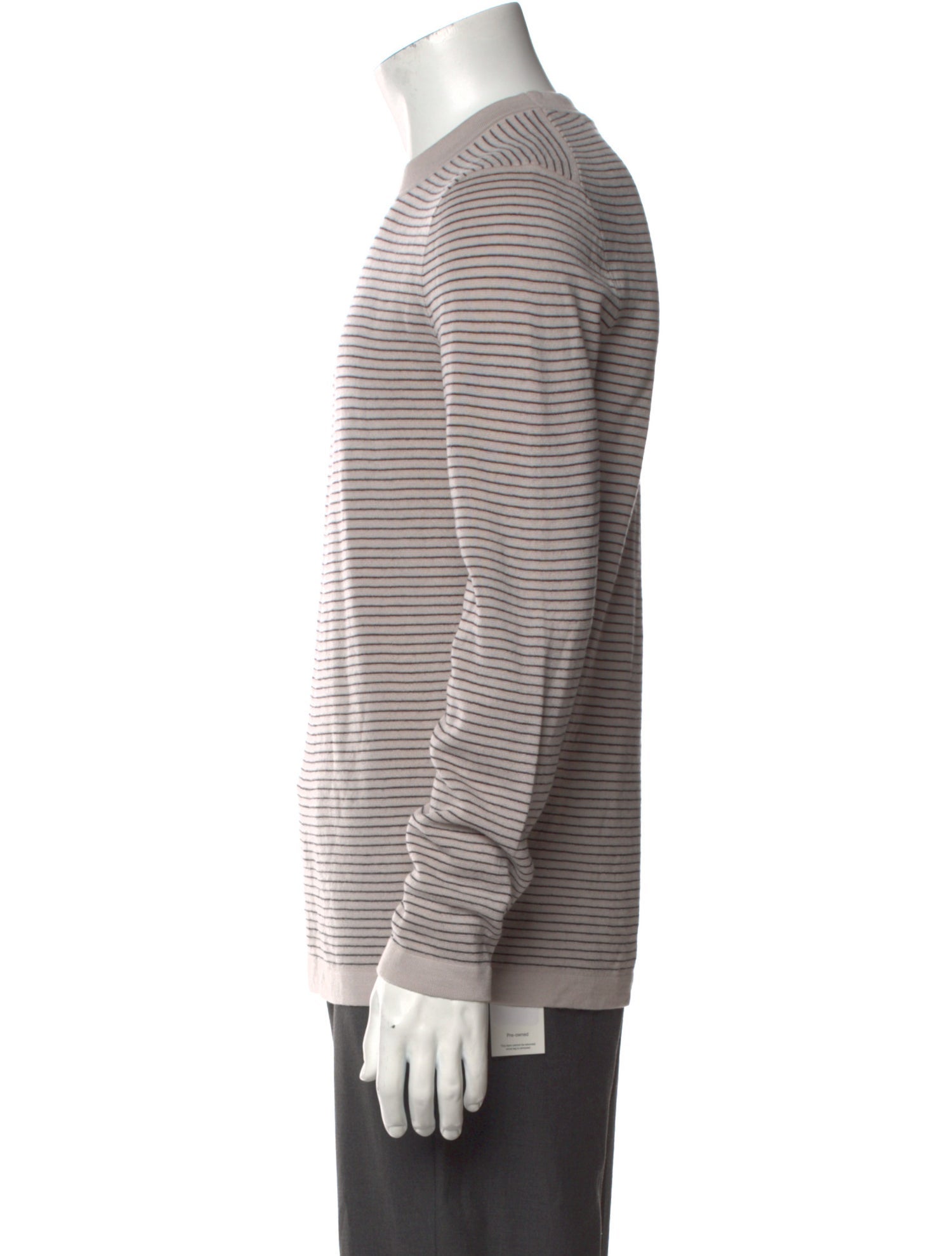 Theory Merino Wool Striped Pullover