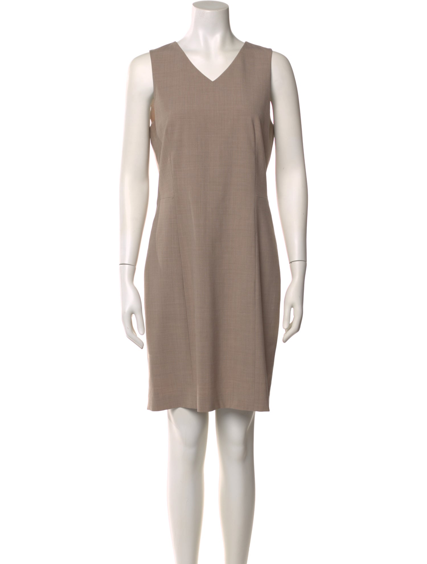 Theory V-Neck Mini Dress