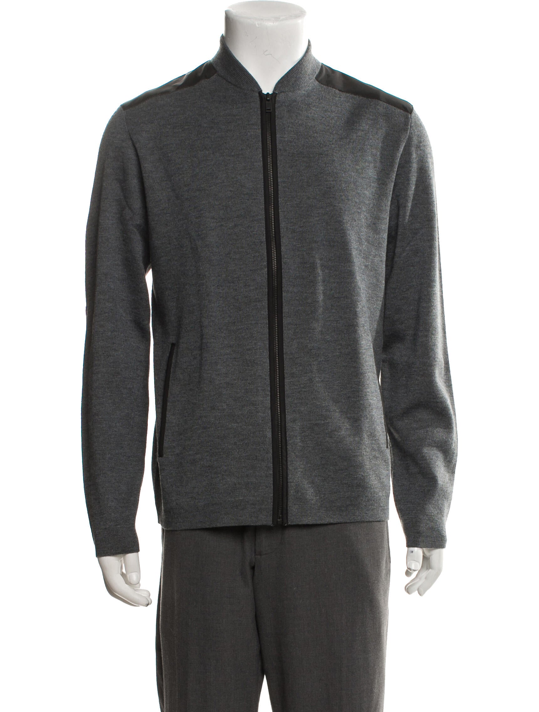 Theory Merino Wool Bomber Jacket