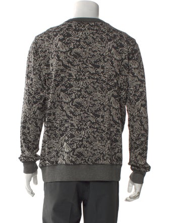 Theory Printed Crew Neck Pullover