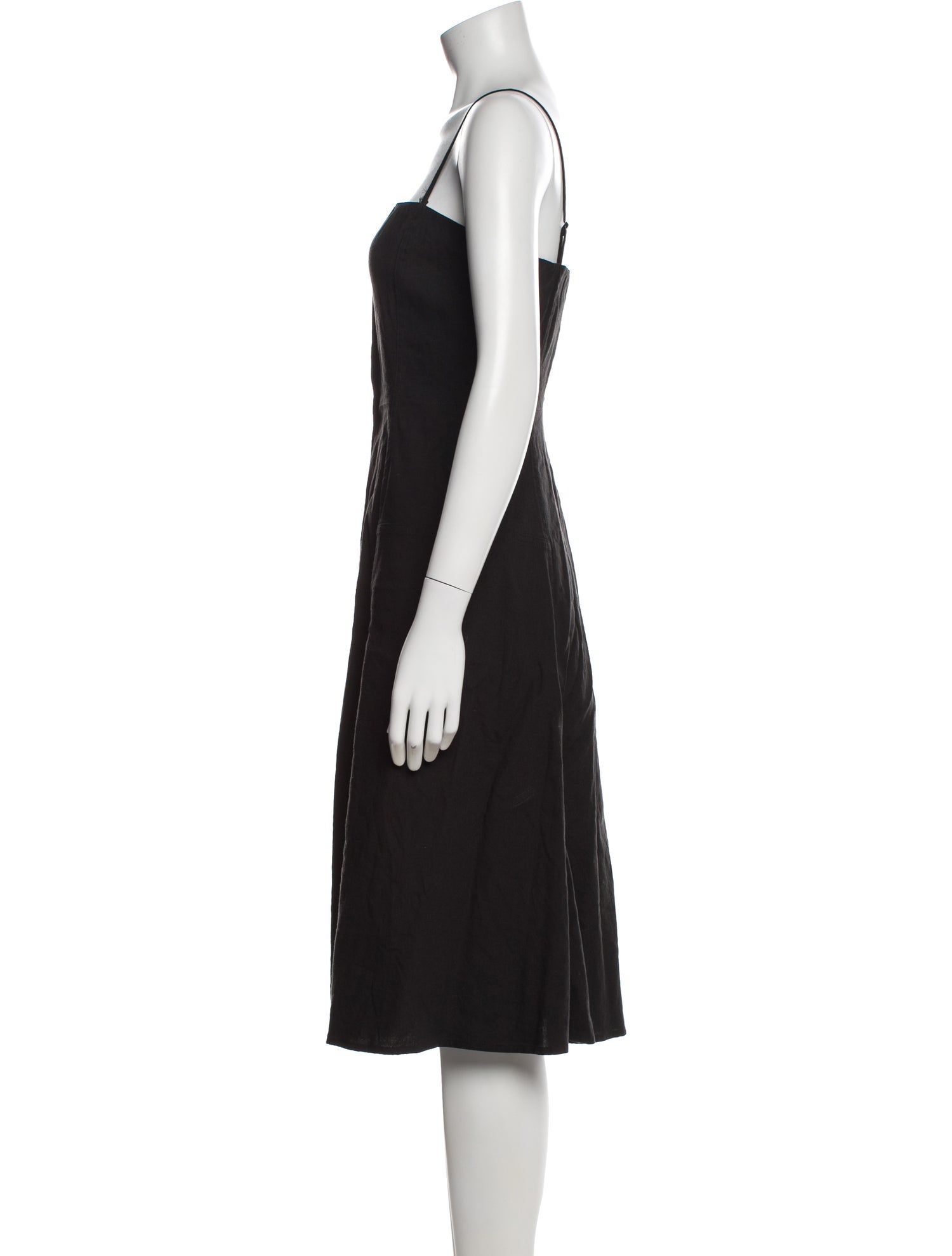 Theory Square Neckline Midi Length Dress