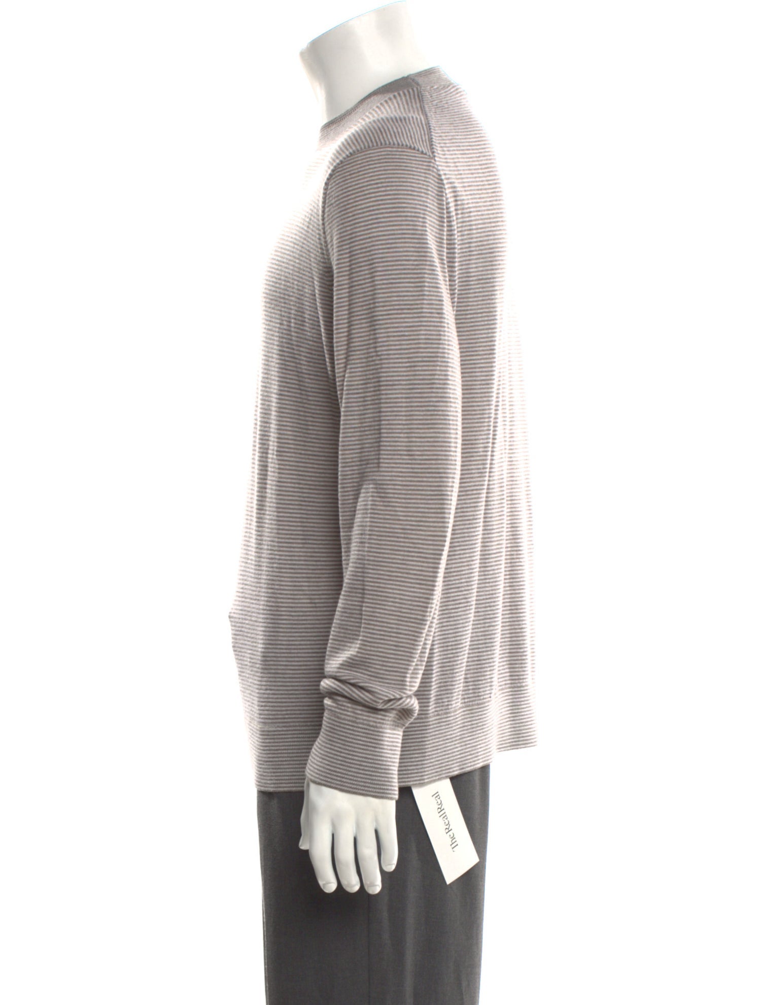 Theory Merino Wool Striped Pullover