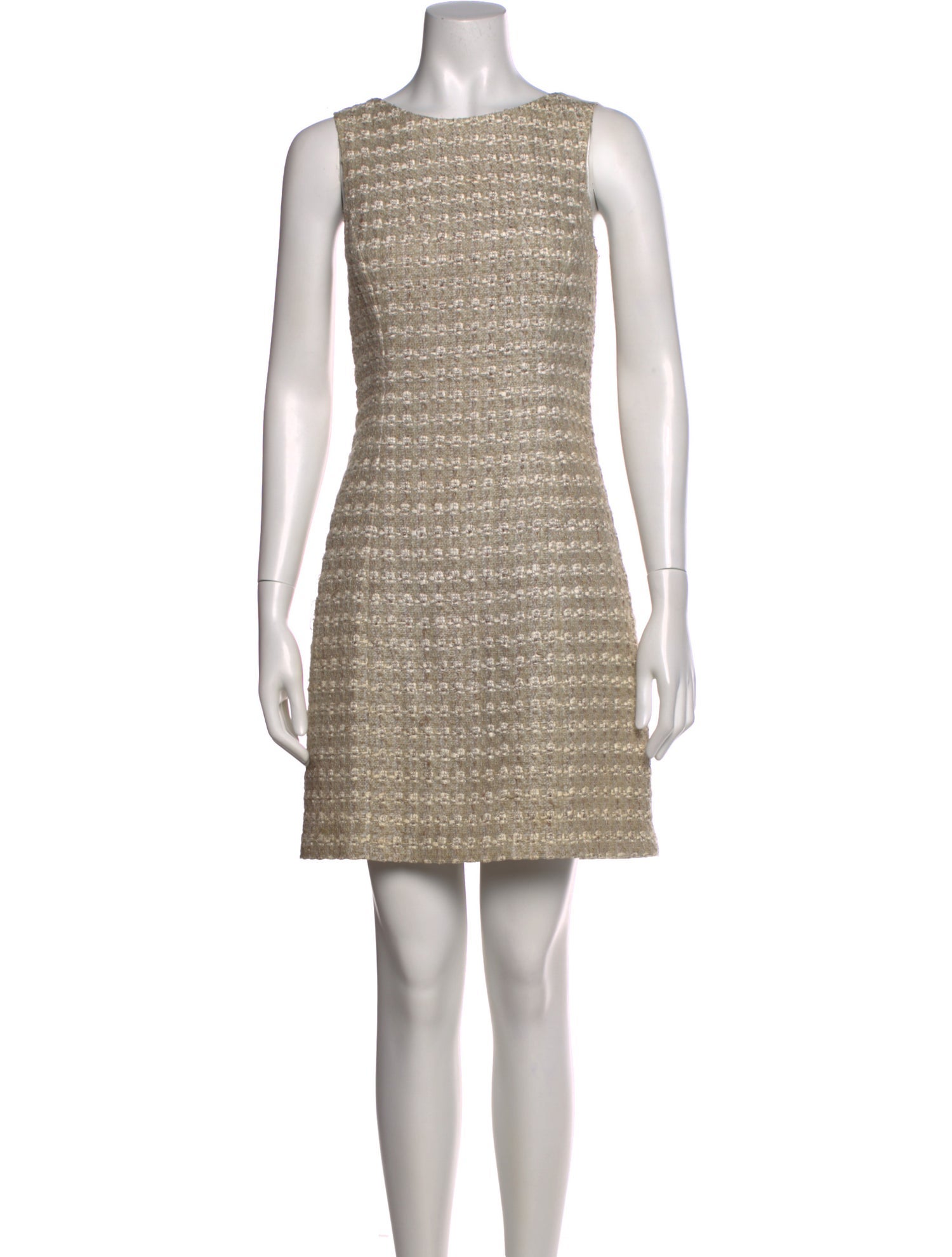 Theory Bateau Neckline Mini Dress