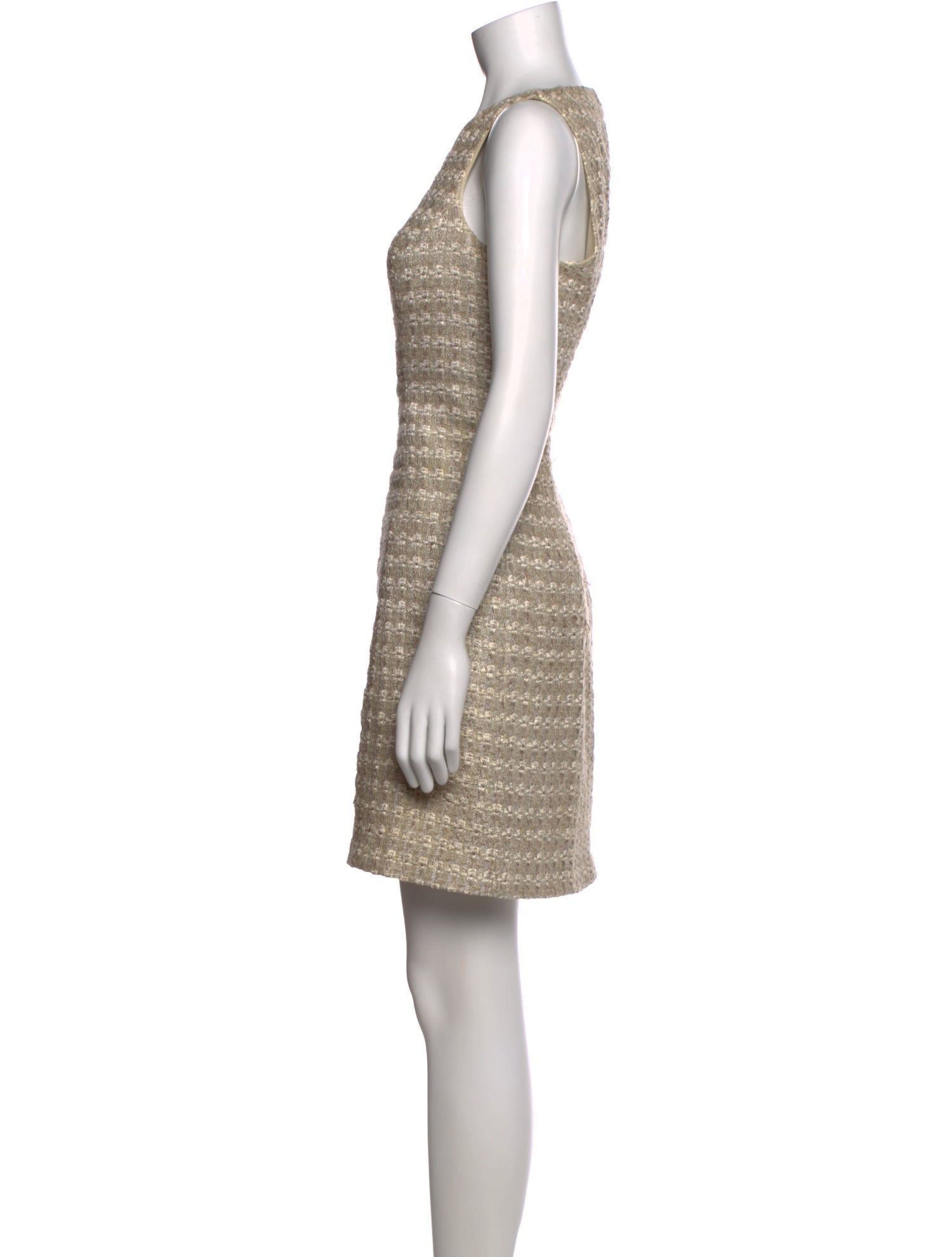 Theory Bateau Neckline Mini Dress