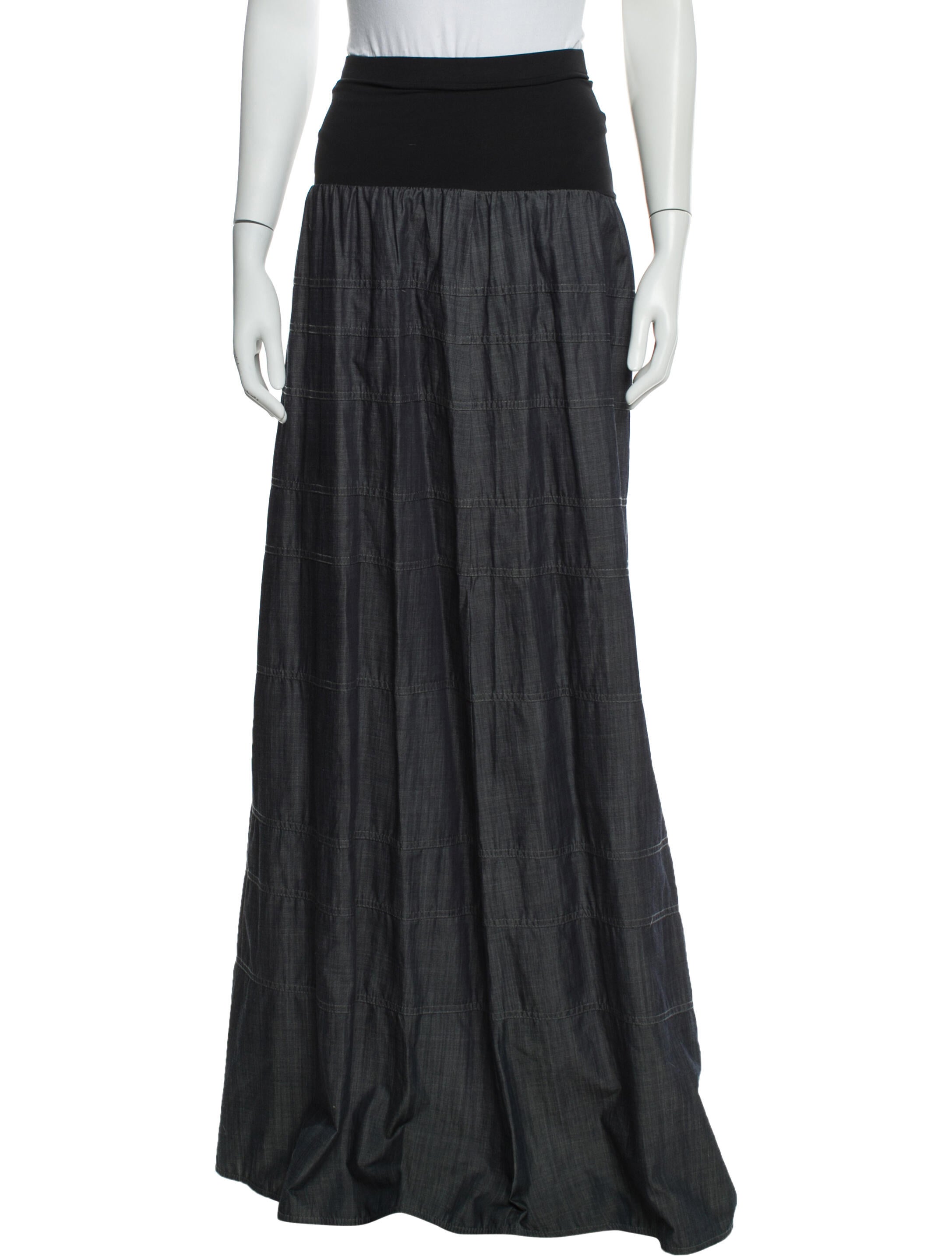 Theory Square Neckline Long Dress