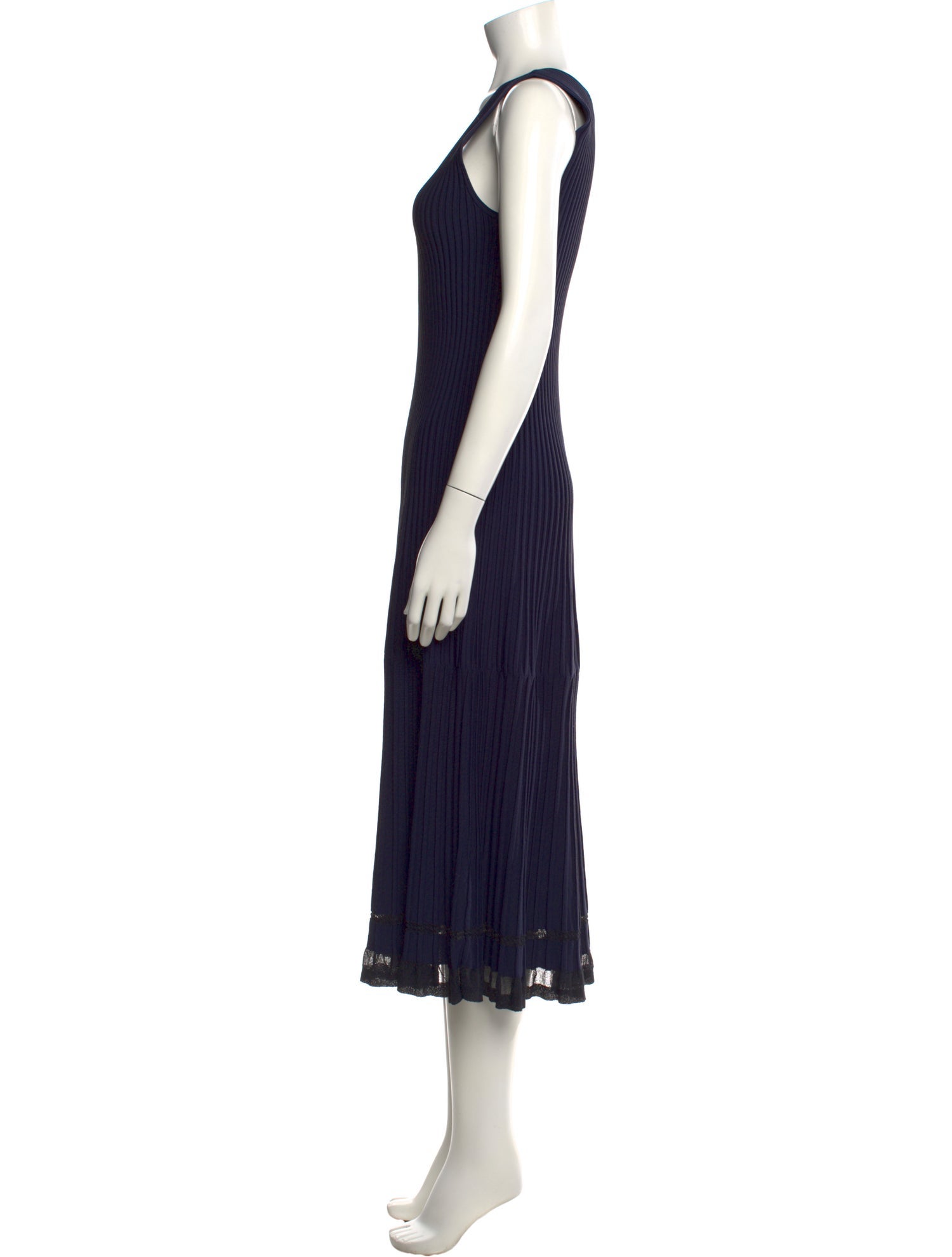 Theory V-Neck Midi Length Dress