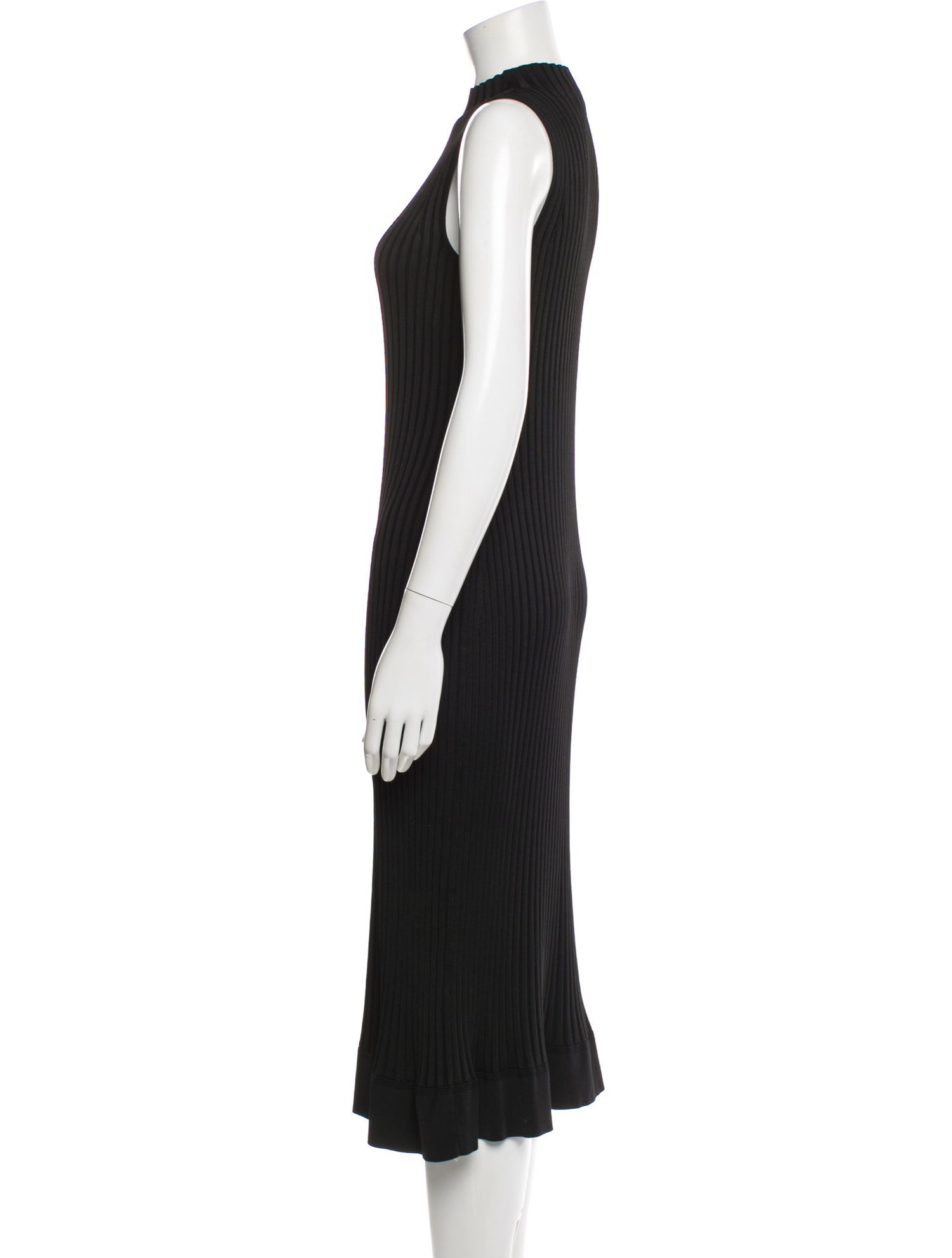 Theory Mock Neck Midi Length Dress