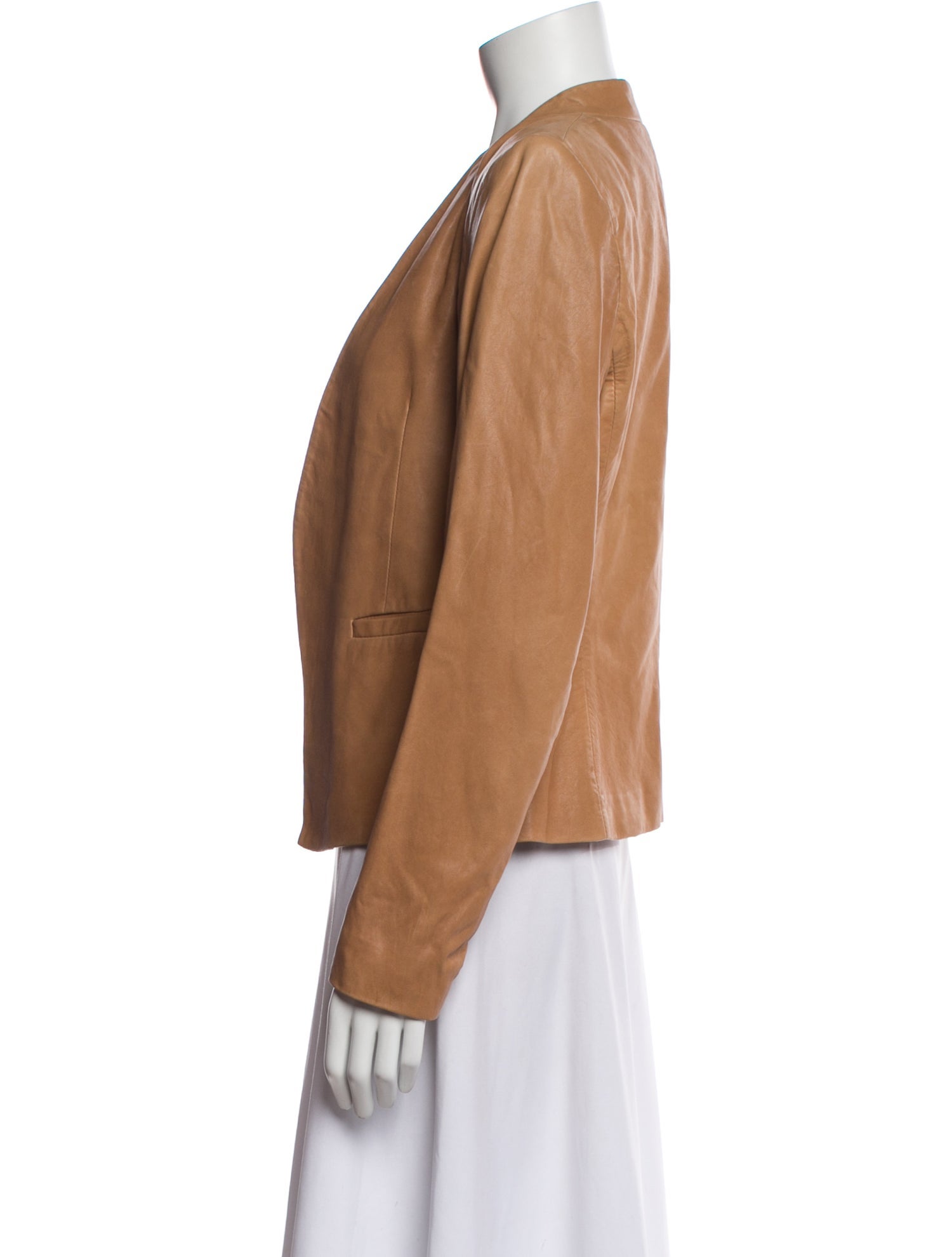 Theory Lamb Leather Blazer