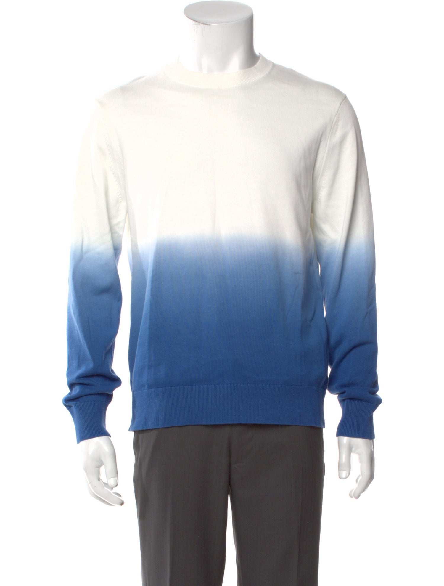 Theory Colorblock Pattern Crew Neck Pullover w/ Tags
