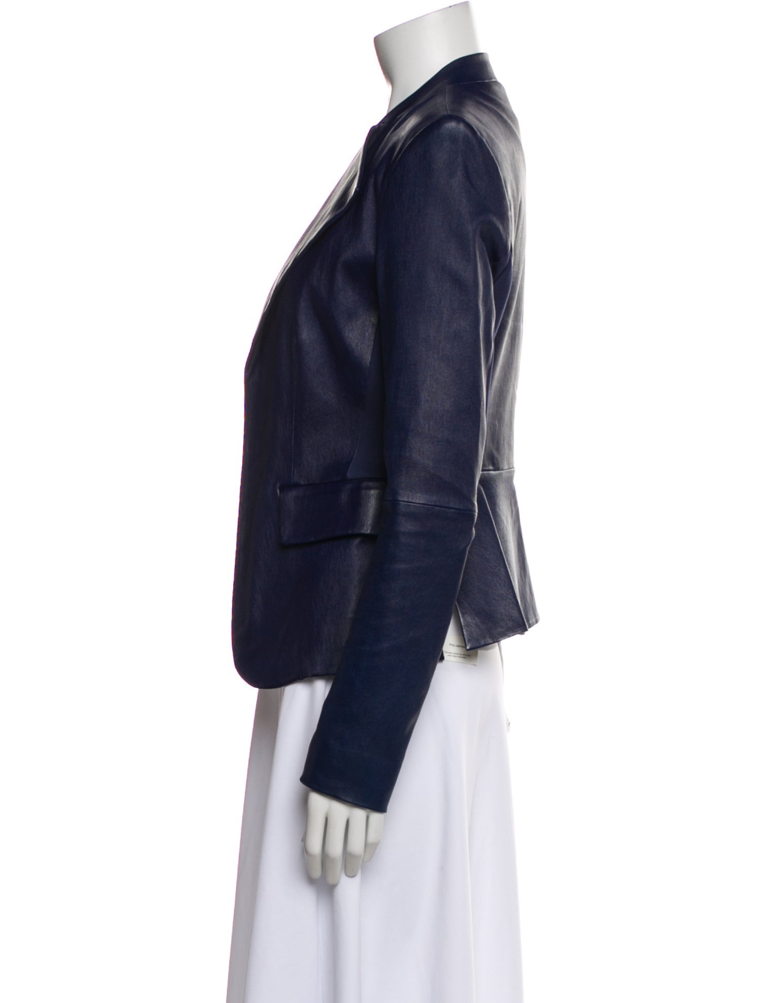 Theory Lamb Leather Blazer