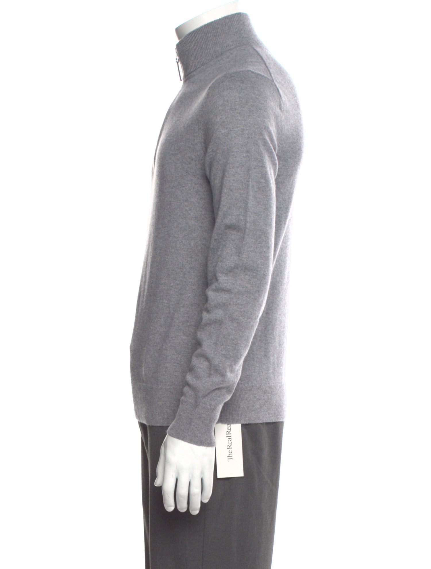 Theory Cashmere Mock Neck Polo Sweater w/ Tags