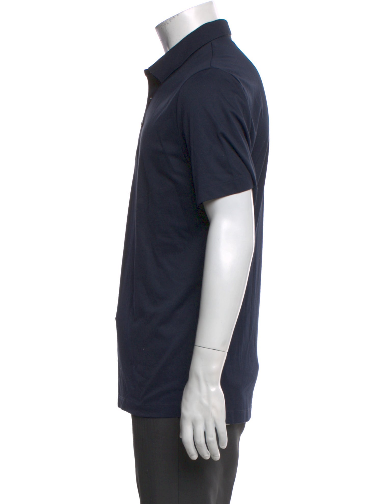 Theory Collar Short Sleeve Polo Sweater