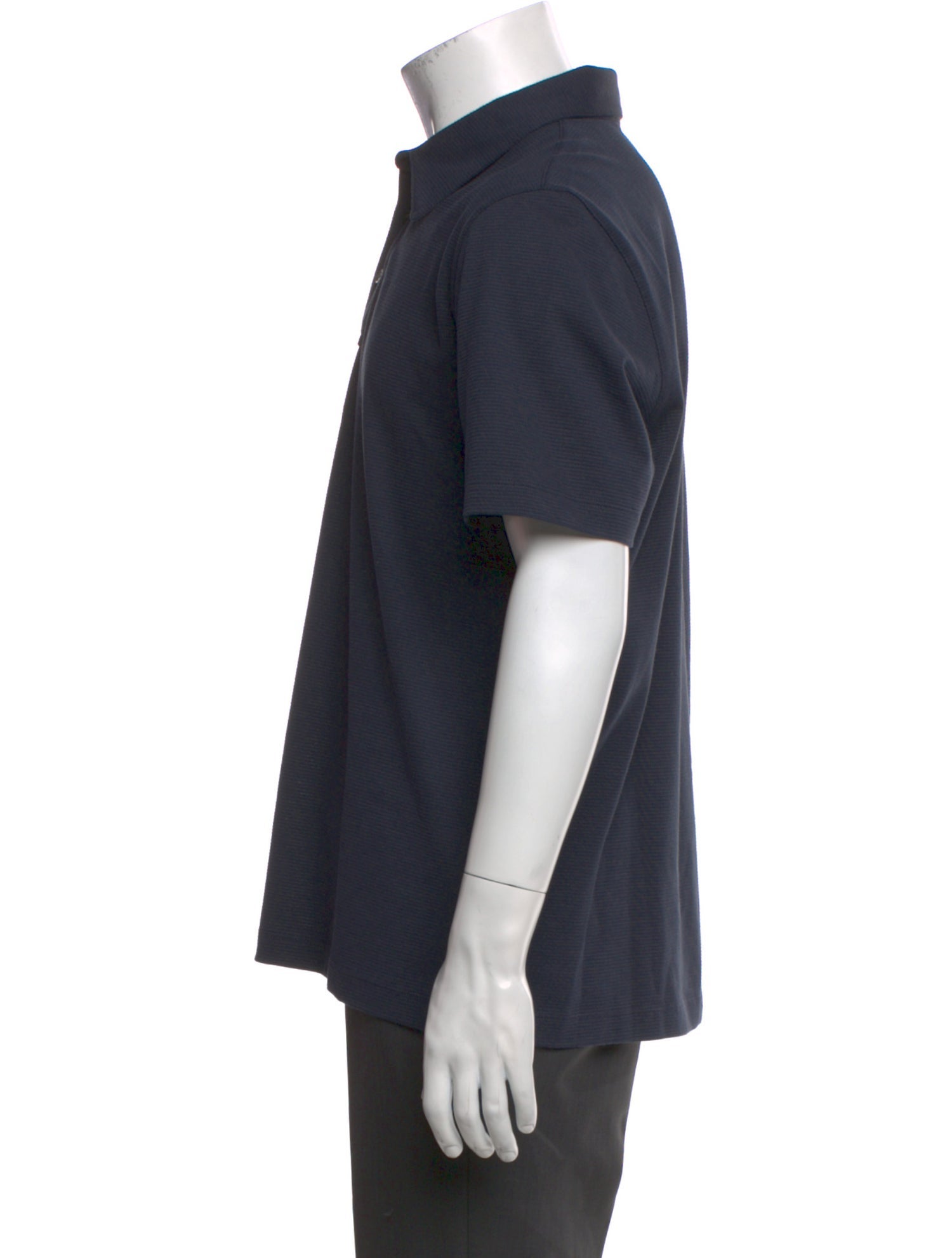 Theory Collar Short Sleeve Polo Sweater