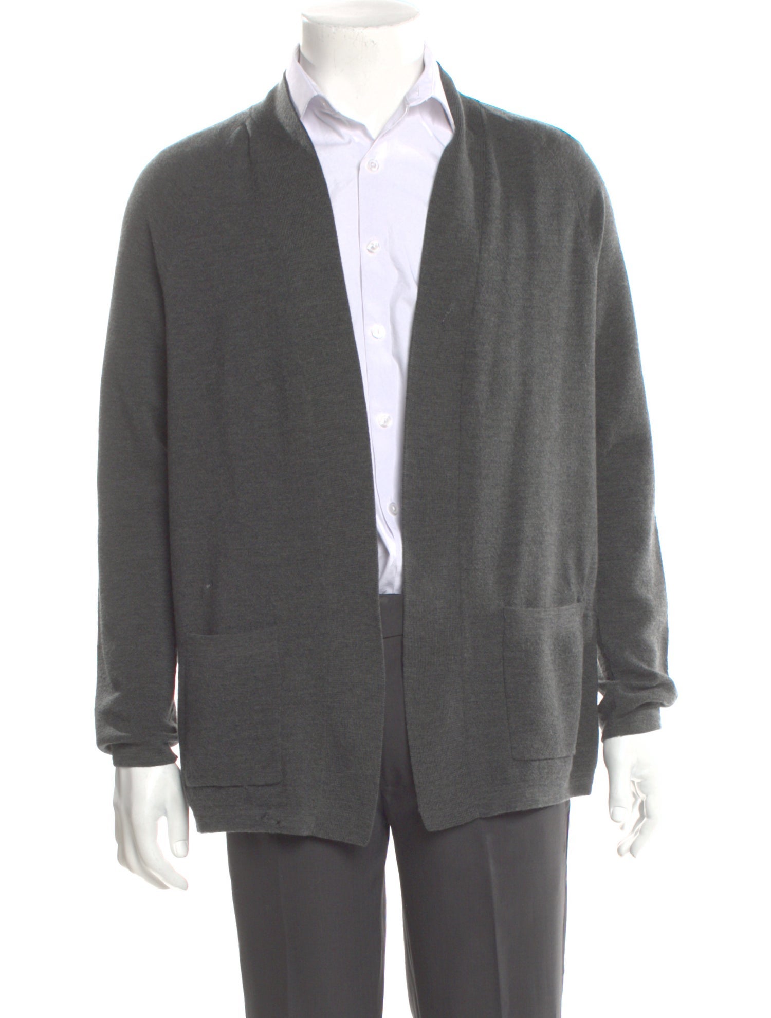 Theory Merino Wool Open Front Cardigan