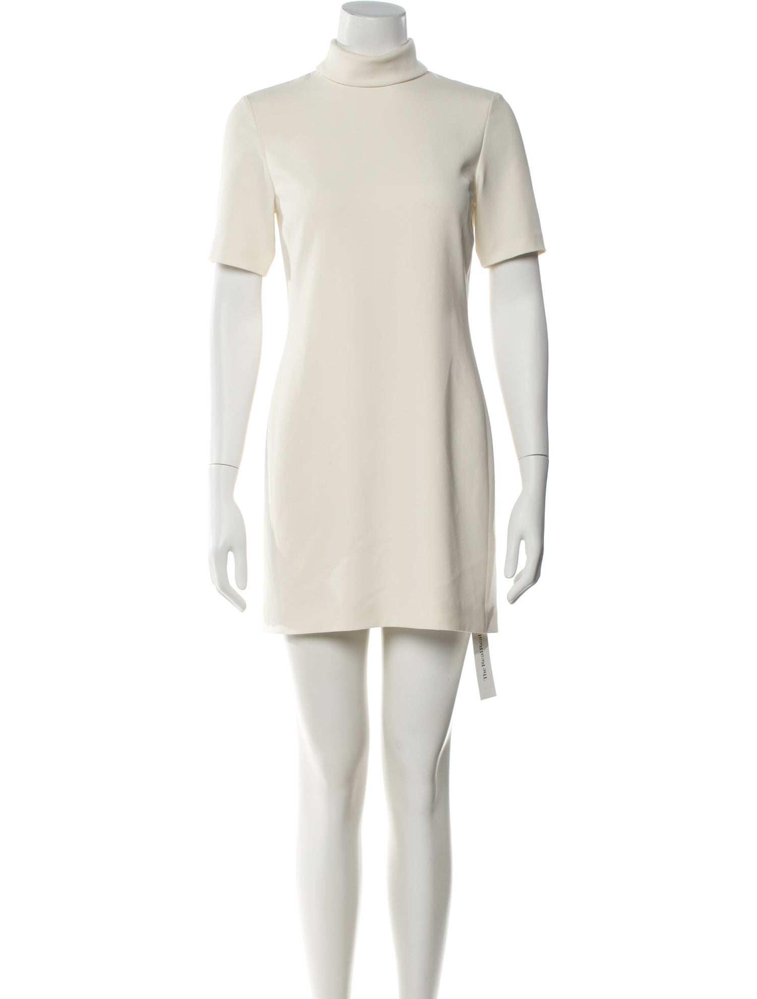 Theory Mock Neck Mini Dress