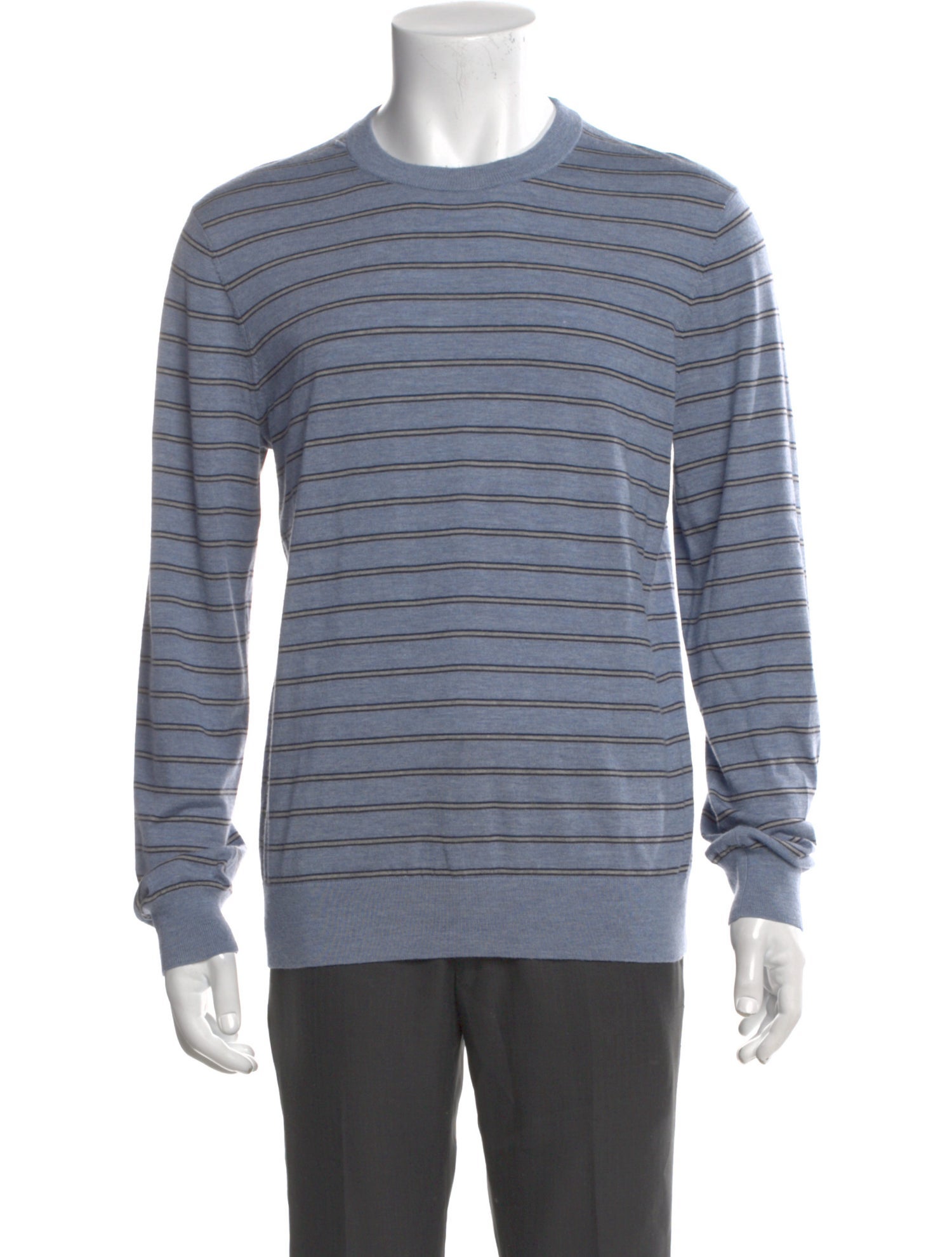 Theory Wool Striped Pullover