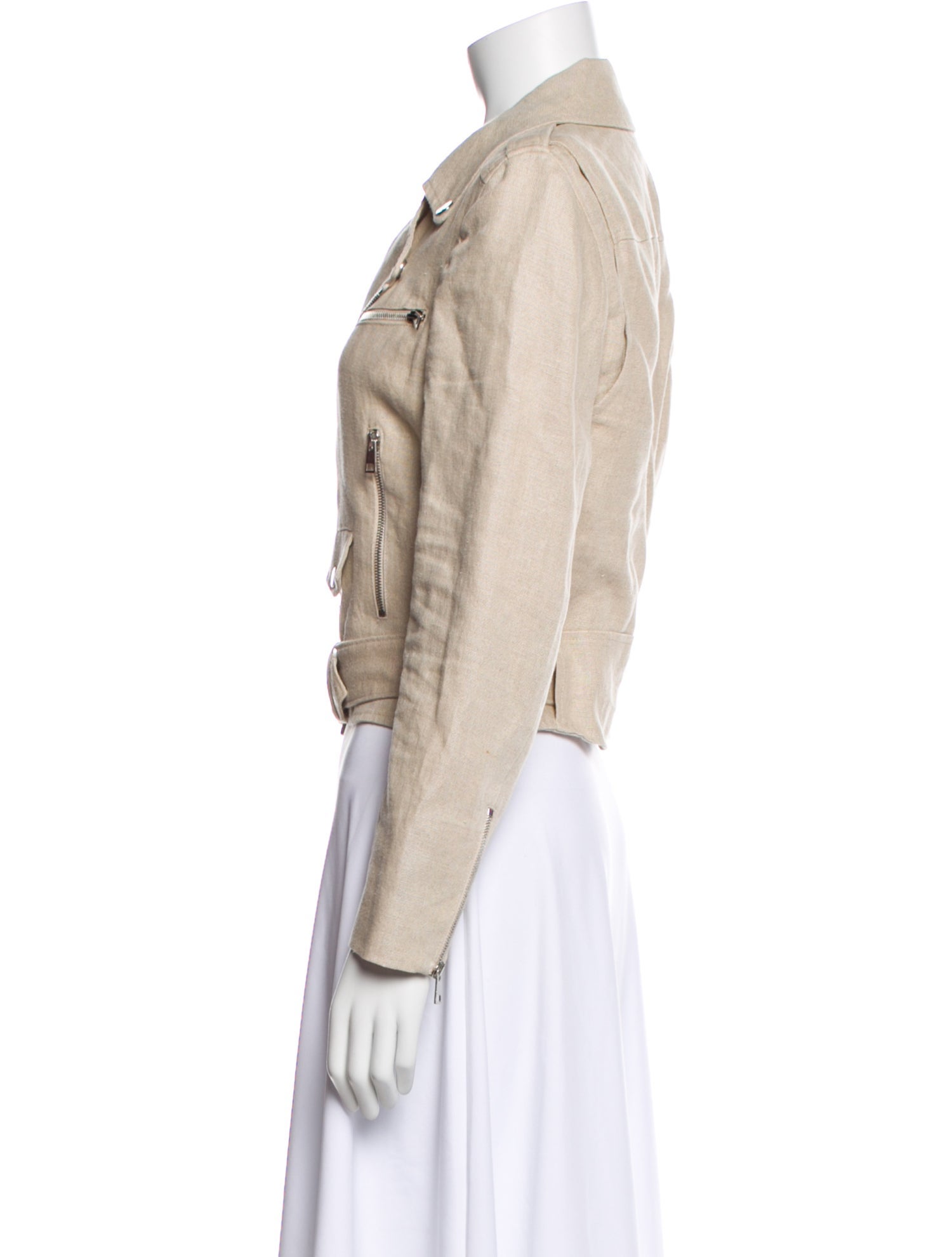 Theory Linen Biker Jacket