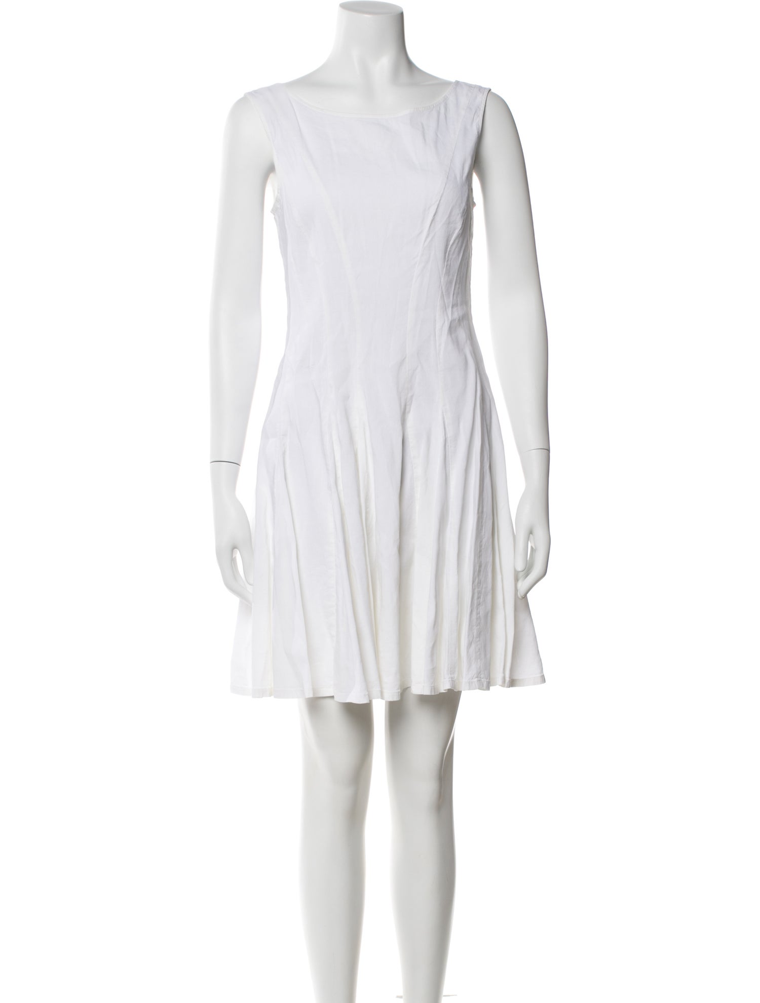 Theory Scoop Neck Mini Dress