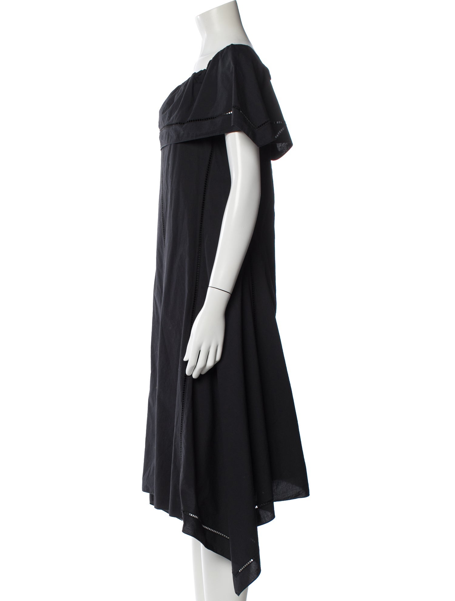 Theory Scoop Neck Midi Length Dress