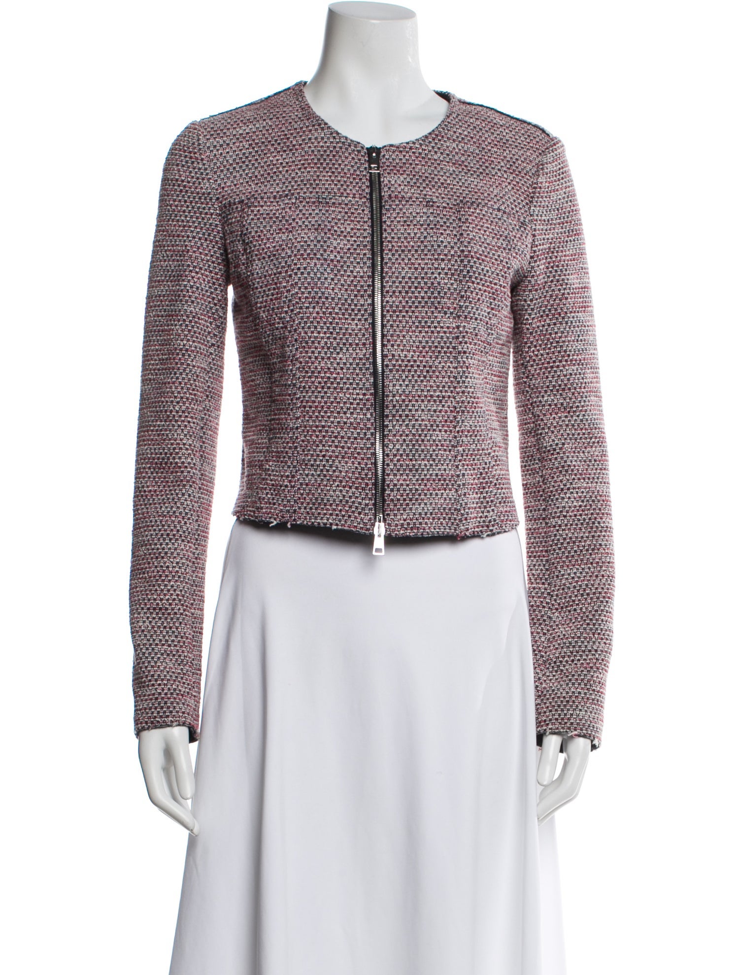 Theory Tweed Pattern Evening Jacket