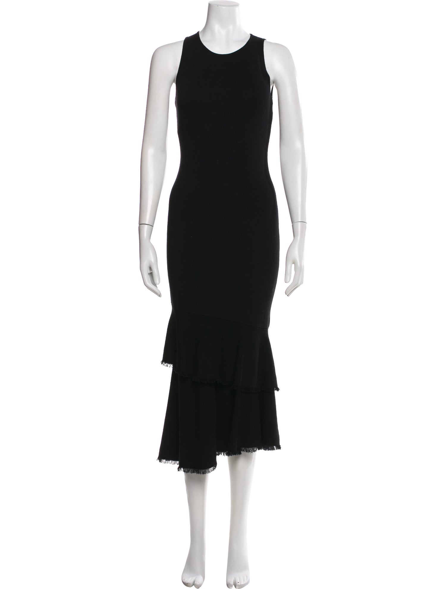 Theory Crew Neck Midi Length Dress
