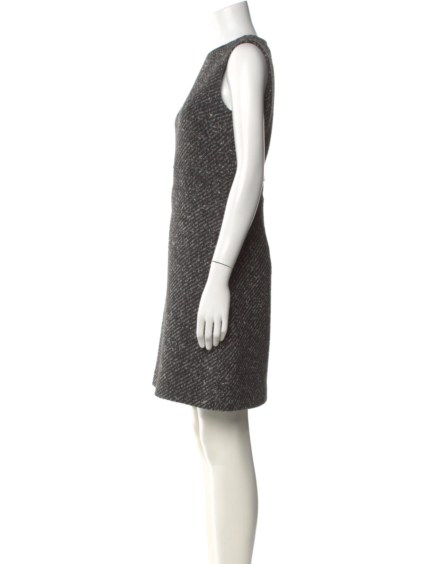 Theory Tweed Pattern Mini Dress
