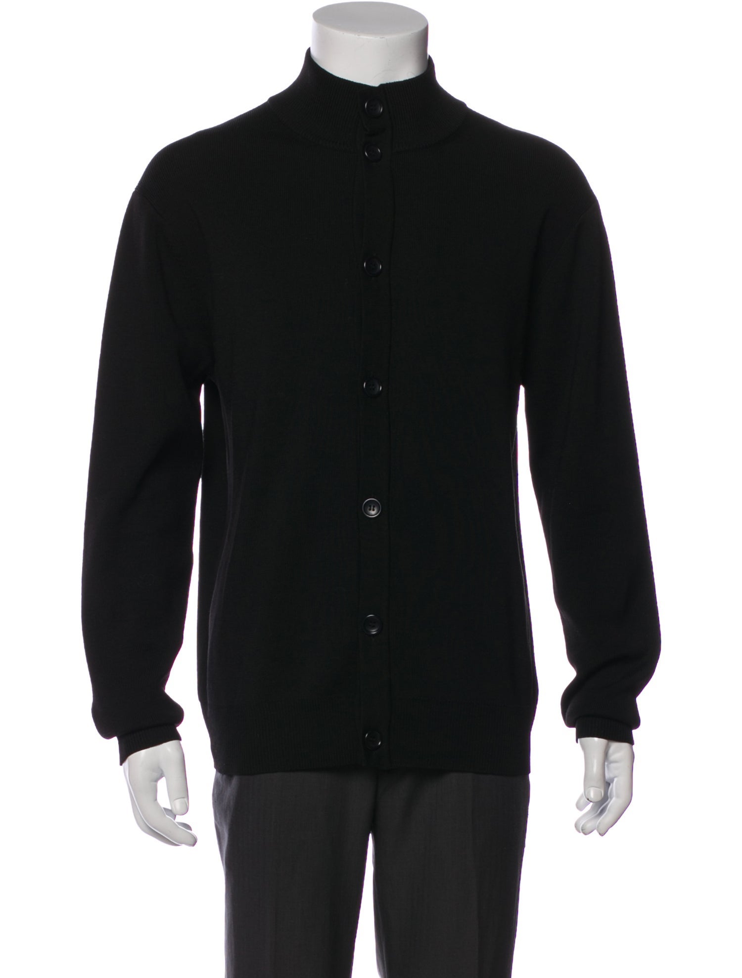Theory Merino Wool Mock Neck Cardigan