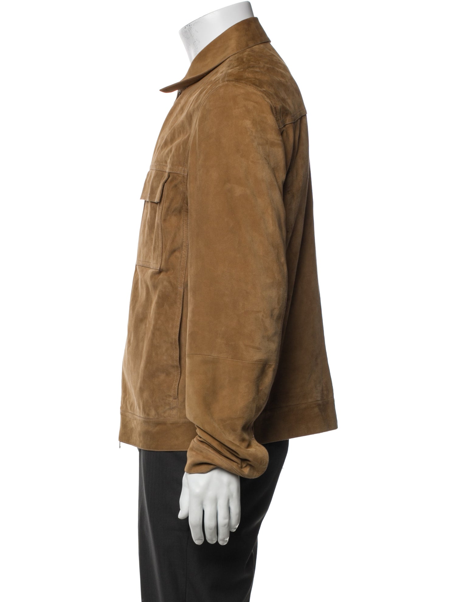 Theory Goat Leather Utility Jacket