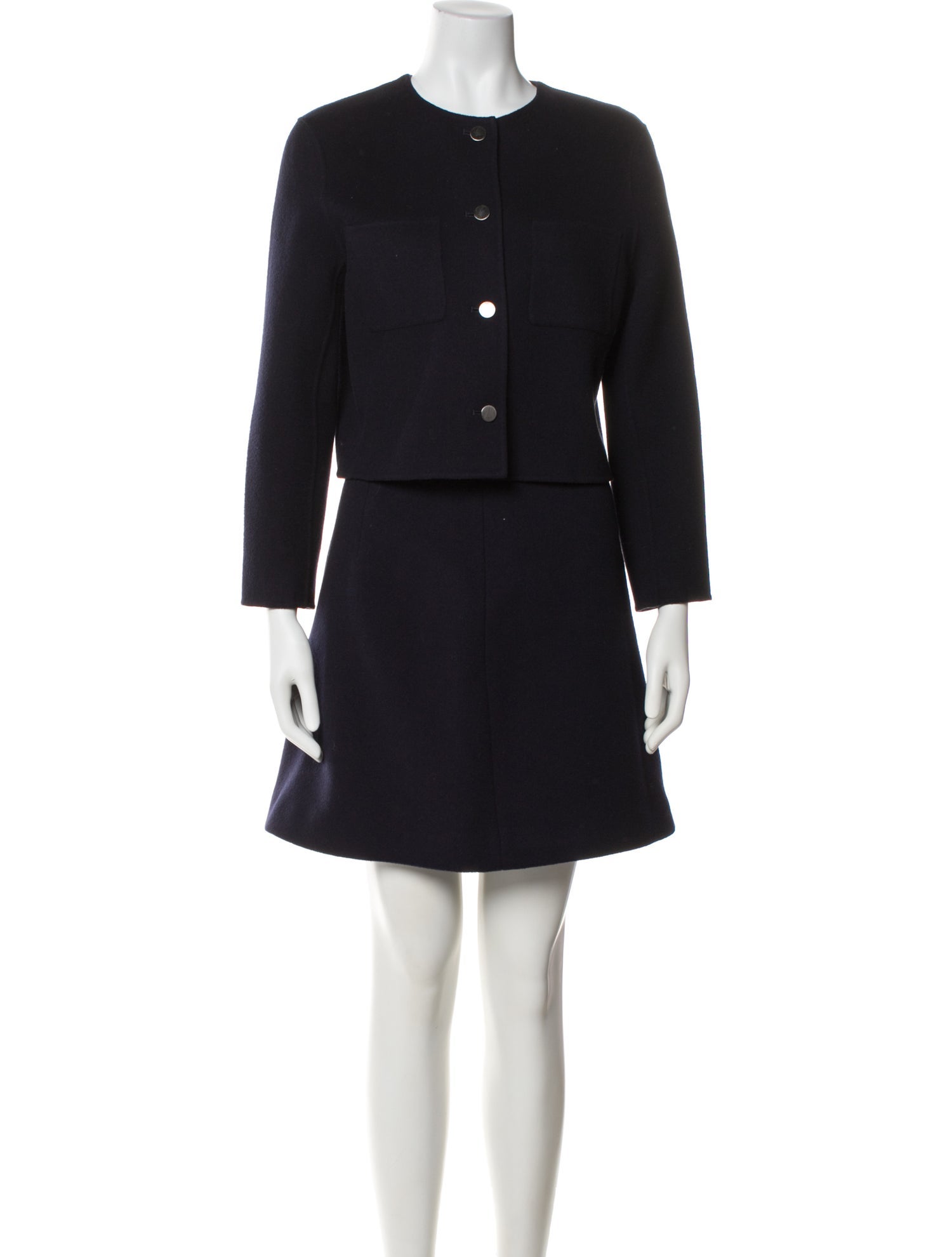 Theory Wool Skirt Set