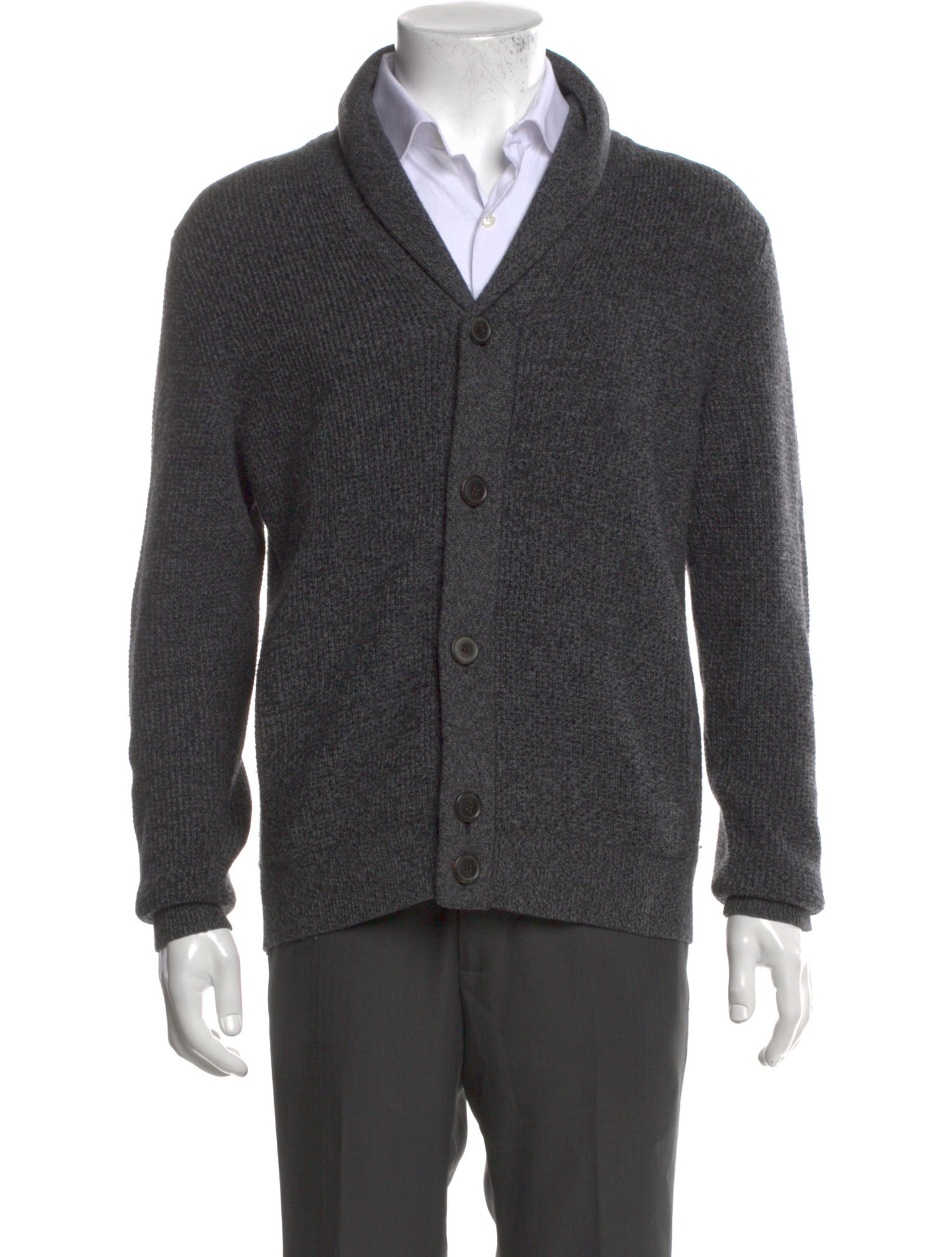 Theory Merino Wool V-Neck Cardigan
